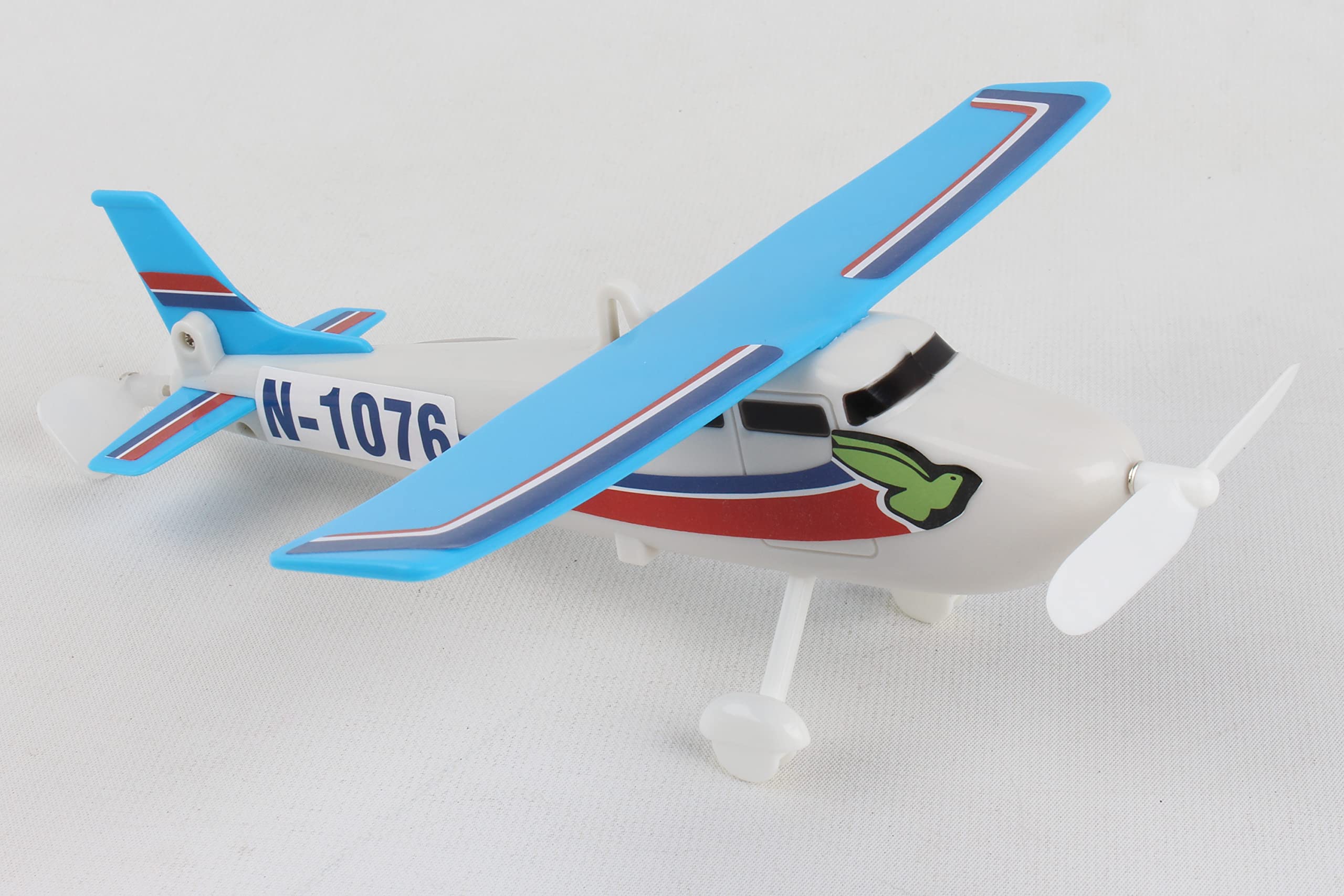 Daron Flying Skyhawk on a String - Blue Toy Airplane | Fun Interactive Hanging Aircraft for Kids' Room Decor & Playtime | Perfect for Aviation-Themed Bedrooms & Birthday Gifts