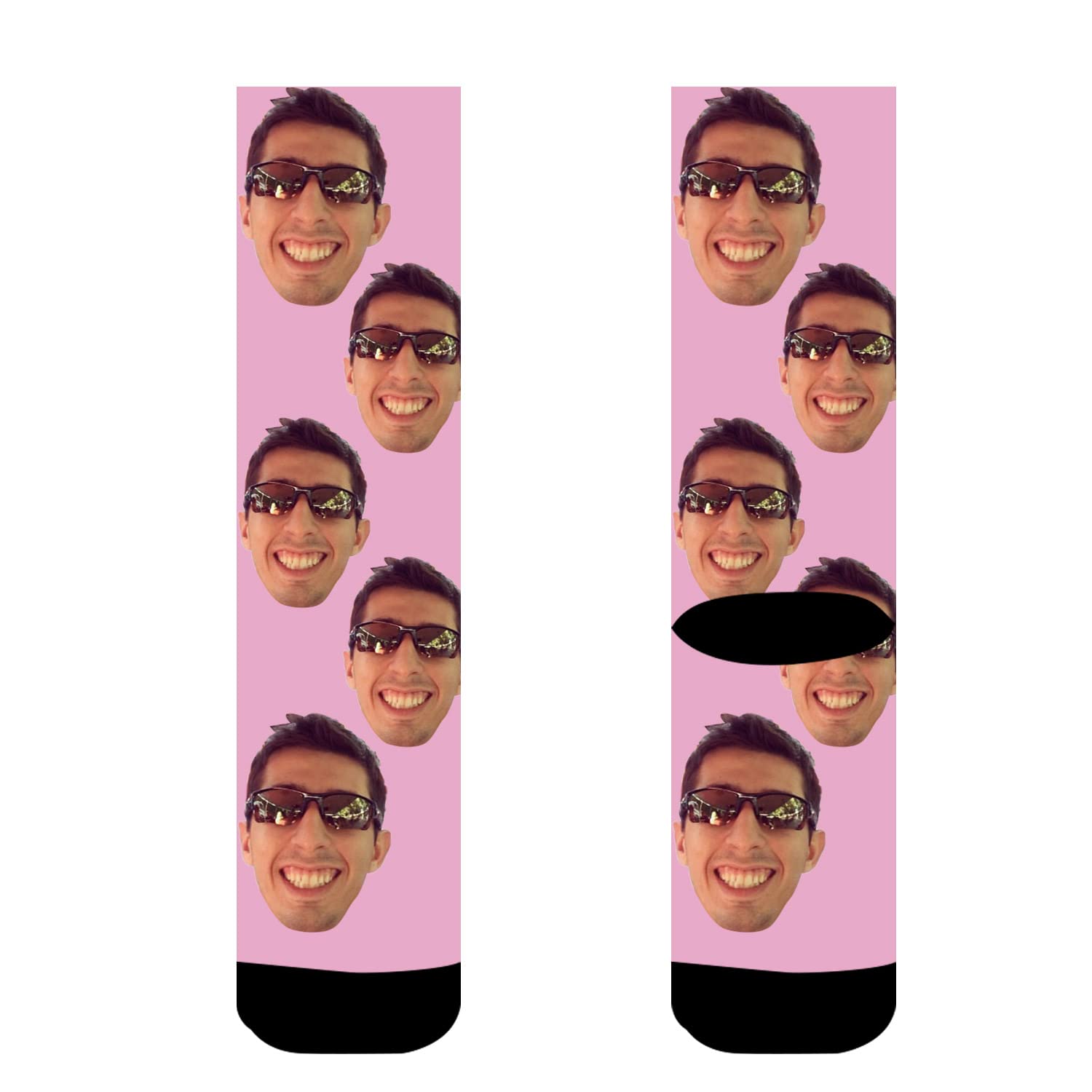 Custom Photo Socks for Men & Women - Personalized Dog Face Socks with Your Picture | Unique Gift for Pet Lovers, Couples & Family (Great for Birthdays, Anniversaries & Holidays)
