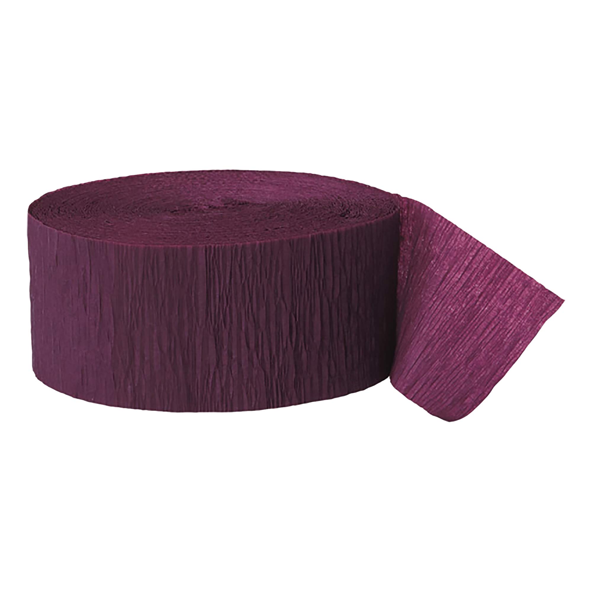 81ft Purple Crepe Streamer Roll - Bulk Party Decorations for Birthday, Wedding, Baby Shower & Holiday Celebrations