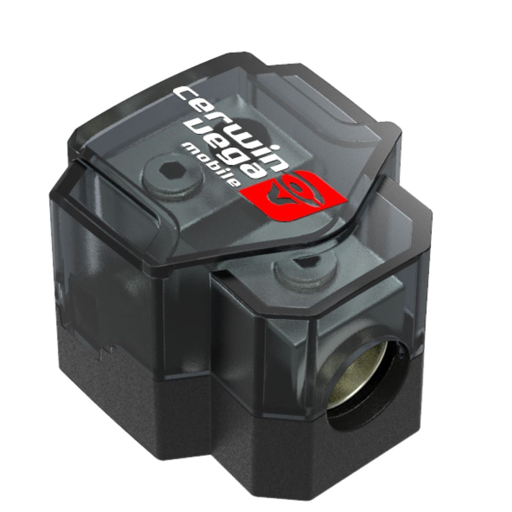 Cerwin Vega CDB100 1/0 Gauge Input & 2 4 Gauge Output Car Audio Power Distribution Block - Perfect for Car Stereo and Amplifier Wiring Systems