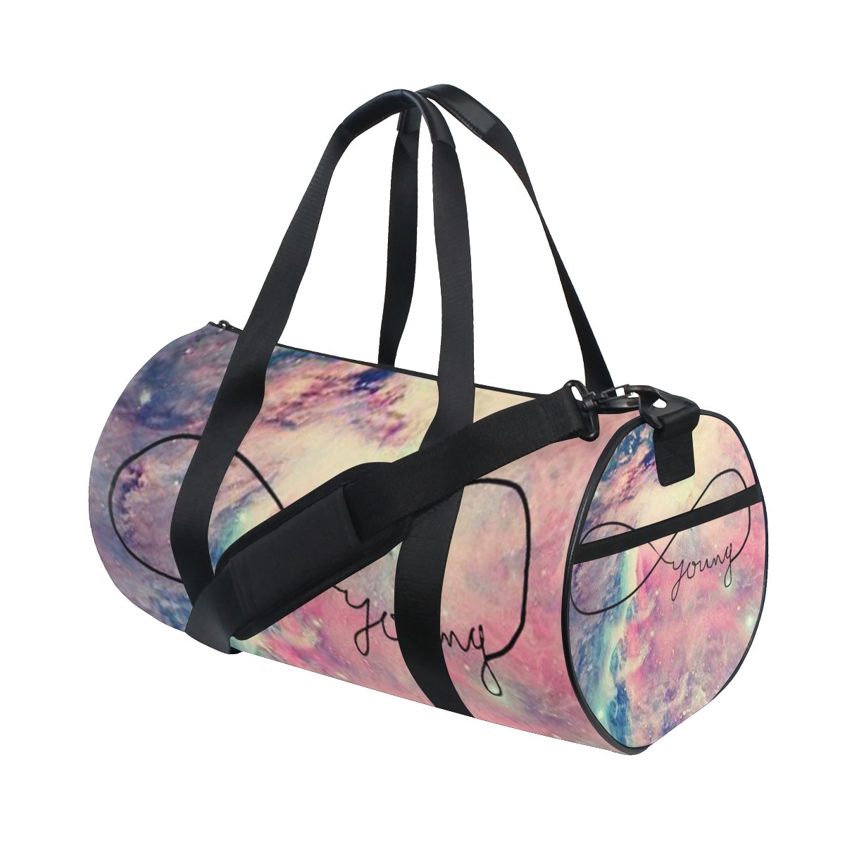 JSTEL Stylish Sports Gym Bag for Women & Men - Durable Travel Duffel Bag with Pinterest-Inspired Patterns - Perfect for Workouts, Travel, and Gym Essentials