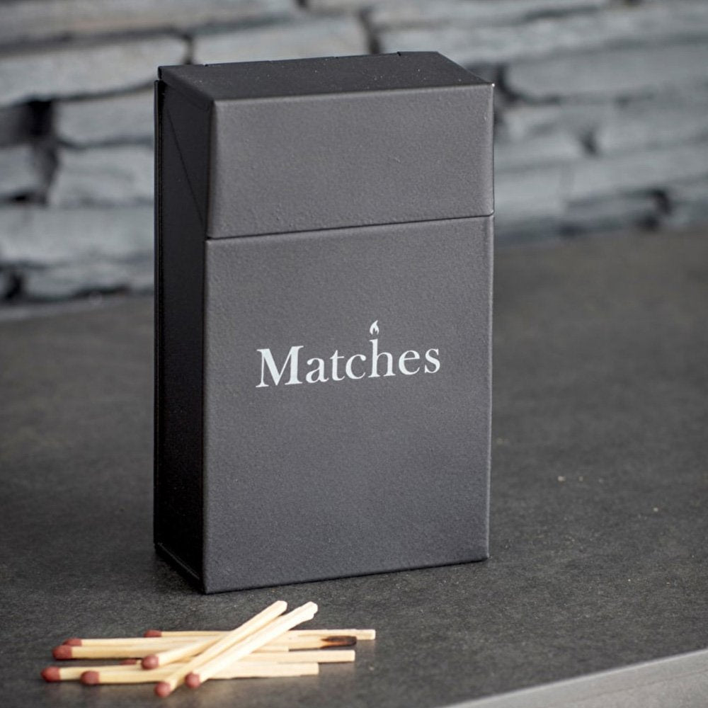 Matchbox Storage Tin - Carbon Steel Organizer for Collectibles & Hobbies | Perfect for Home, Office, and Travel Use