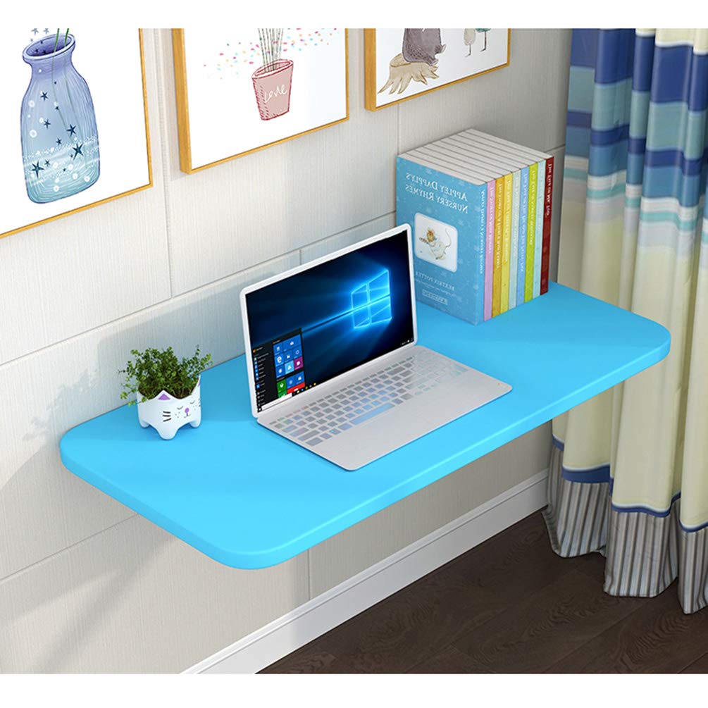 Deevin Wall Mounted Folding Table - Space Saving Laundry Room Workbench, Drop Leaf Dining Desk, Study Table & Bar Counter - Multi Size Options for Small Spaces & Home Offices