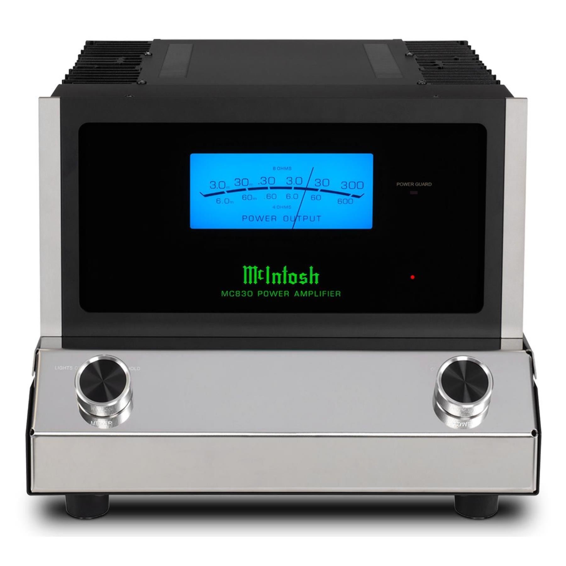 McIntosh MC830 High-Performance 1 Channel Solid State Power Amplifier - Professional Audio & Home Theater Sound System Enhancement