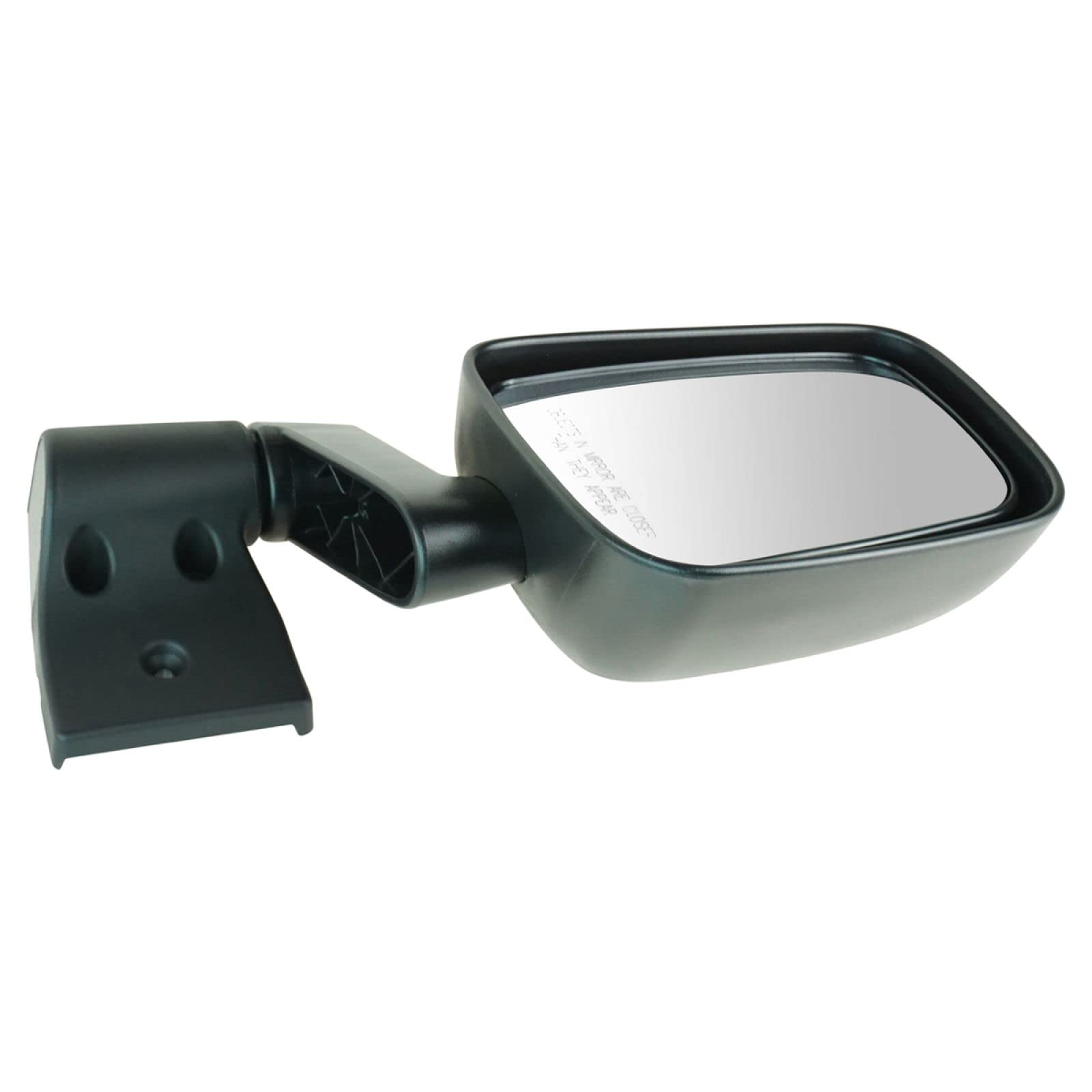 03-06 Jeep Wrangler Manual Side View Mirrors - Folding Pair Set for Off-Road & City Driving | Durable Replacement Mirrors for Jeep TJ & LJ Models