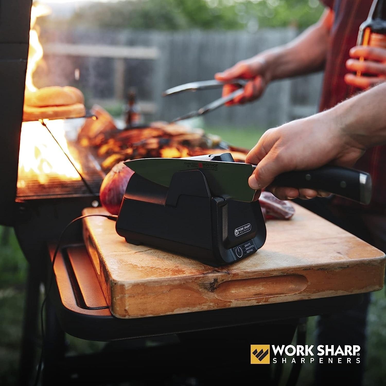 Work Sharp Electric Knife Sharpener - Professional Precision Tool for Kitchen Knives, Scissors & Tools | Perfect for Home Chefs, Butchers & Outdoor Enthusiasts