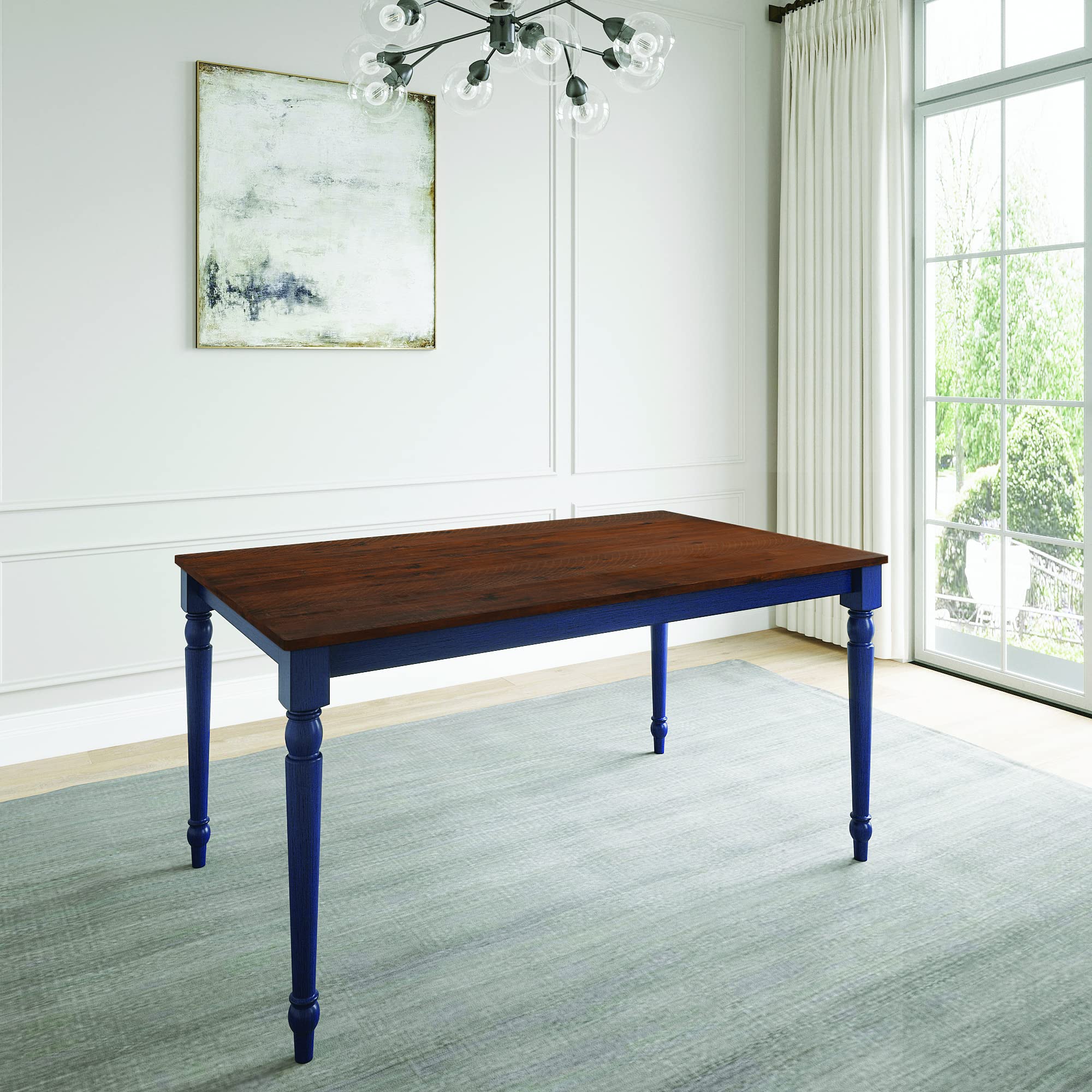 VIFAH Lafayette Medium Wood Dining Table 59