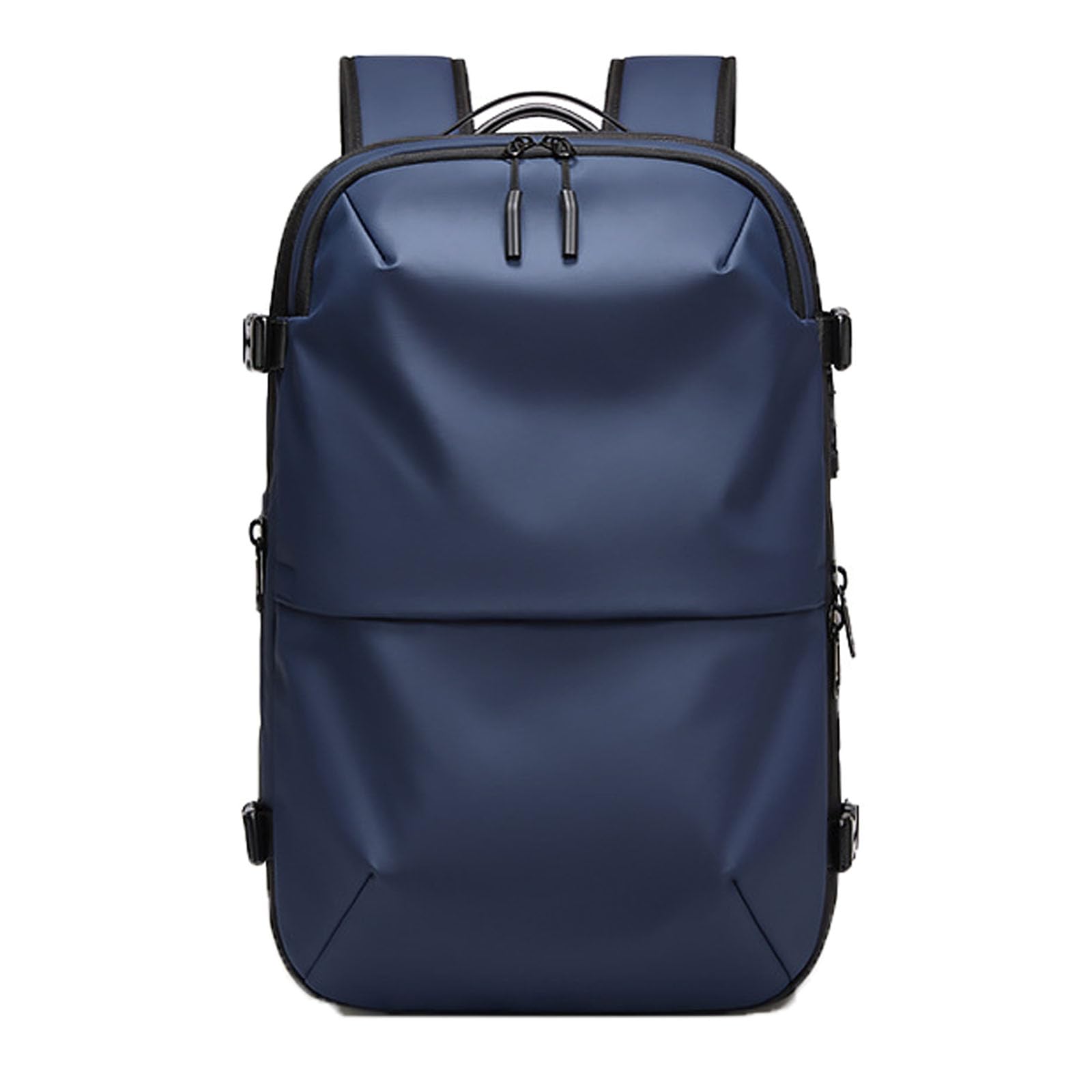 Alepeak 60L Expandable Vacuum Backpack - Travel Compression Pack for Camping & Hiking (Blue)