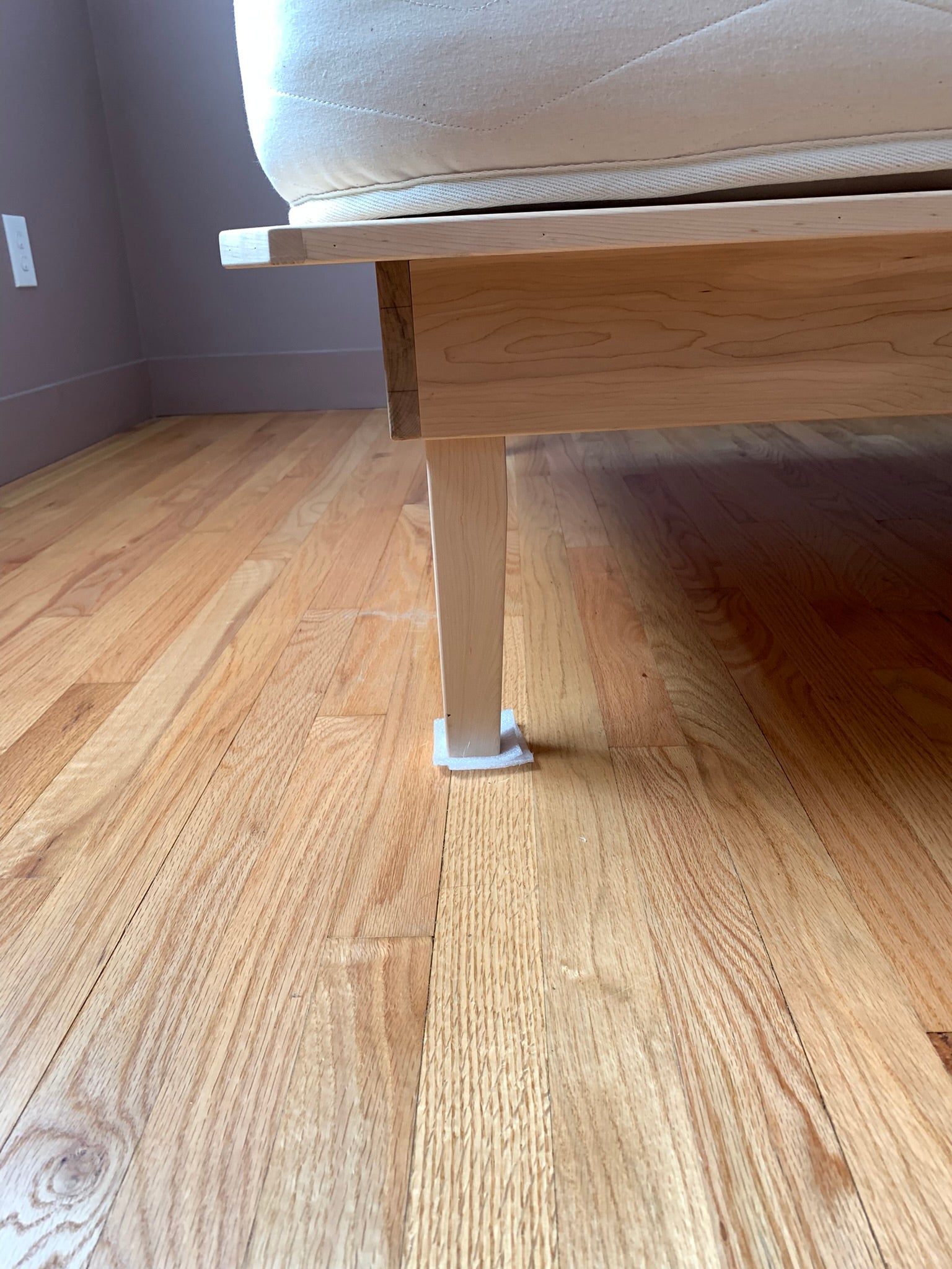 Space-Saving Maine Made Platform Bed - Customizable Design for Small Rooms & Apartments | Perfect for Studio Living, Guest Rooms & Minimalist Bedrooms