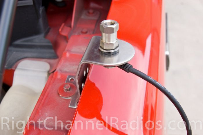Ford F150 CB Antenna Hood Mount for 1997-2009 Models - Heavy Duty Truck Radio Antenna Bracket for Off-Roading, Camping & Emergency Communication