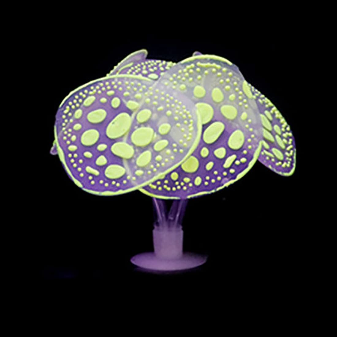 Fluorescent Artificial Seaweed for Aquarium Decor - Fish Tank Plants & Coral Ornament for Aquatic Landscaping