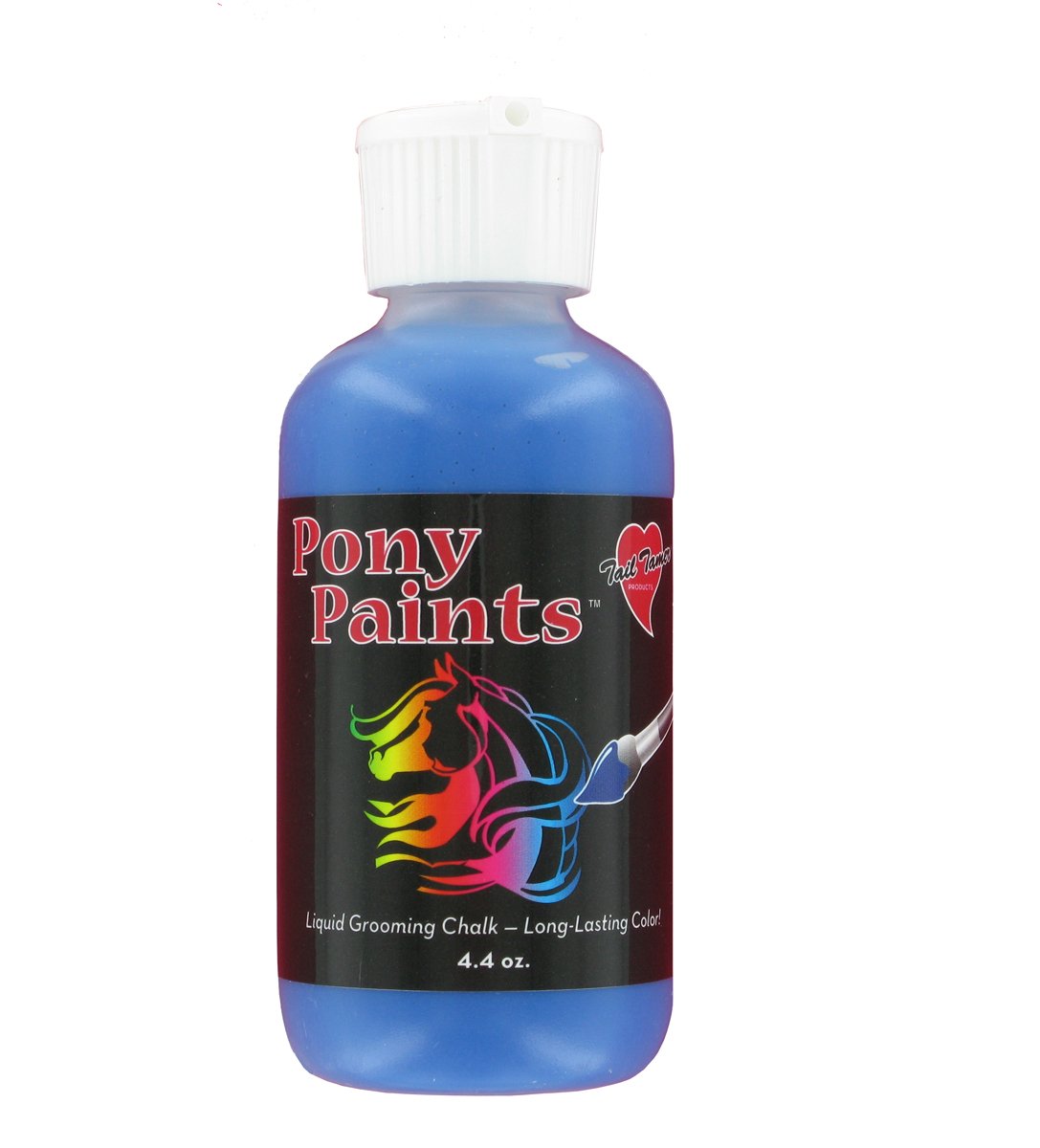 PPNTS-BL Pony Paints Grooming Chalk for Horses - Vibrant Blue Horse Grooming Powder | Enhances Coat Color for Shows & Competitions | Perfect for White & Light-Colored Horses