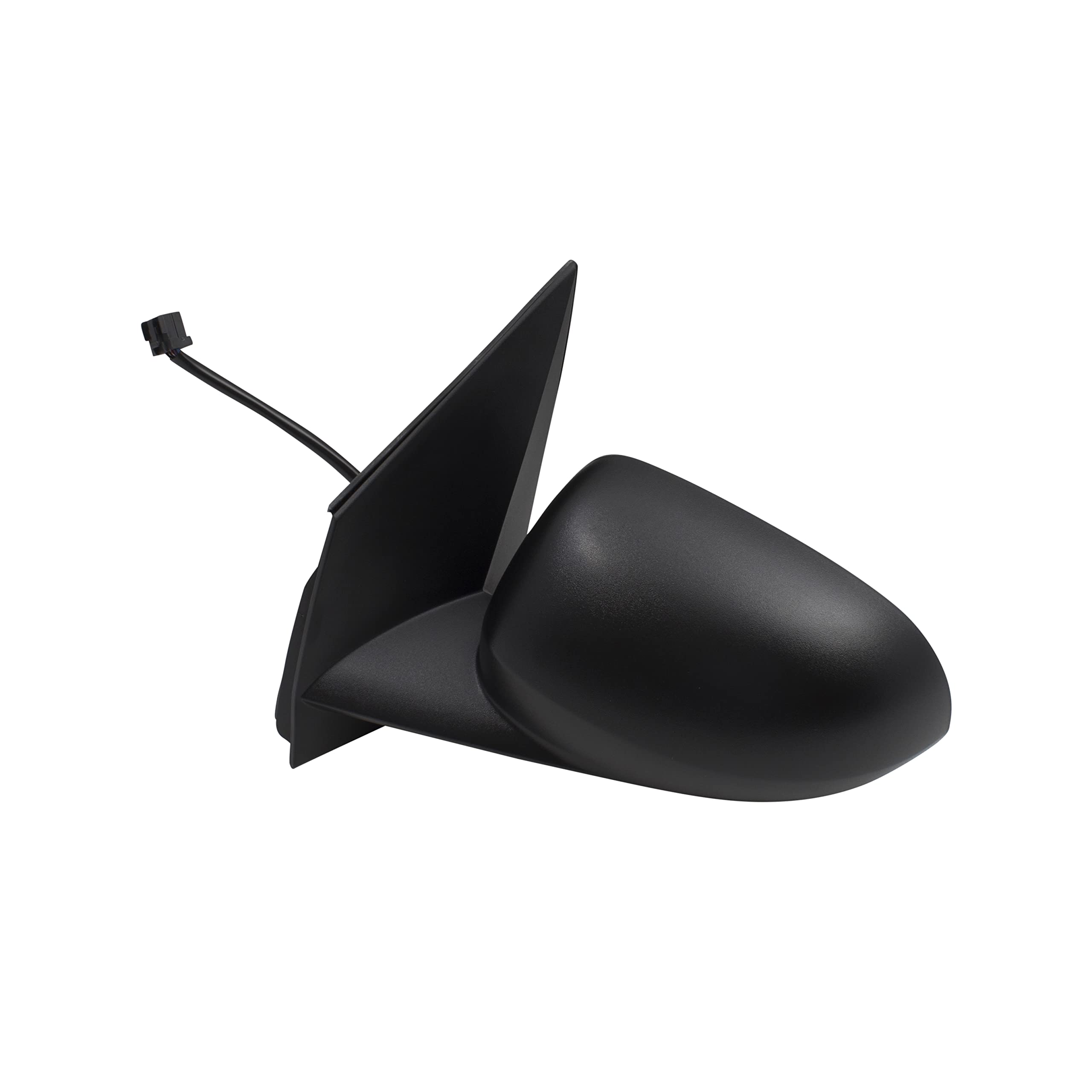 Brock Aftermarket Replacement Driver Left Power Mirror Textured Black Non-Folding With Heat - Compatible with Multiple Car Models, Durable & Heated Side Mirror for Winter Driving Safety