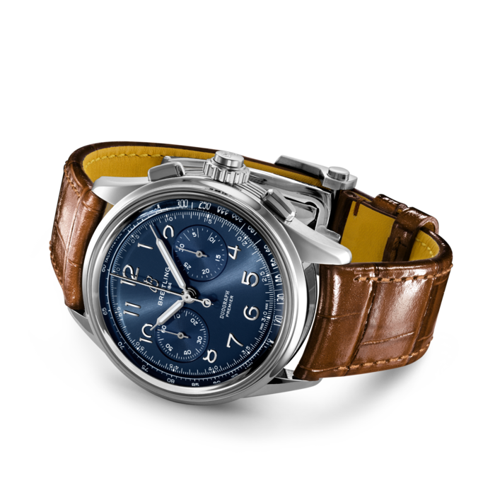 Breitling Premier B15 Chronograph Duograph 42mm Stainless Steel Men's Luxury Watch | Swiss Made Automatic Chronograph for Business & Formal Occasions