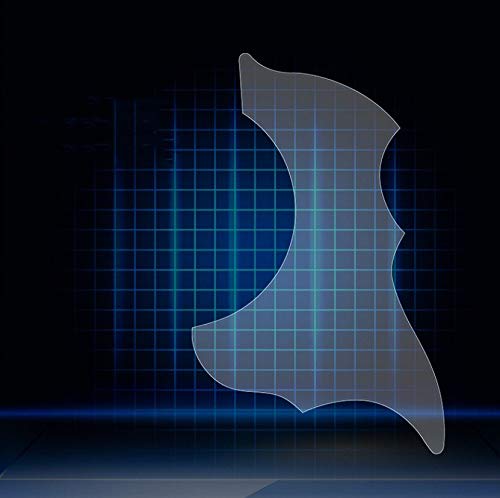 Clear Guitar Pickguard for Acoustic & Folk Guitars - DIY Replacement Pick Guard Sticker - Guitar Accessories for Enhanced Protection & Style (Color: C) - Perfect for Home Practice, Studio Recording & Live Performances
