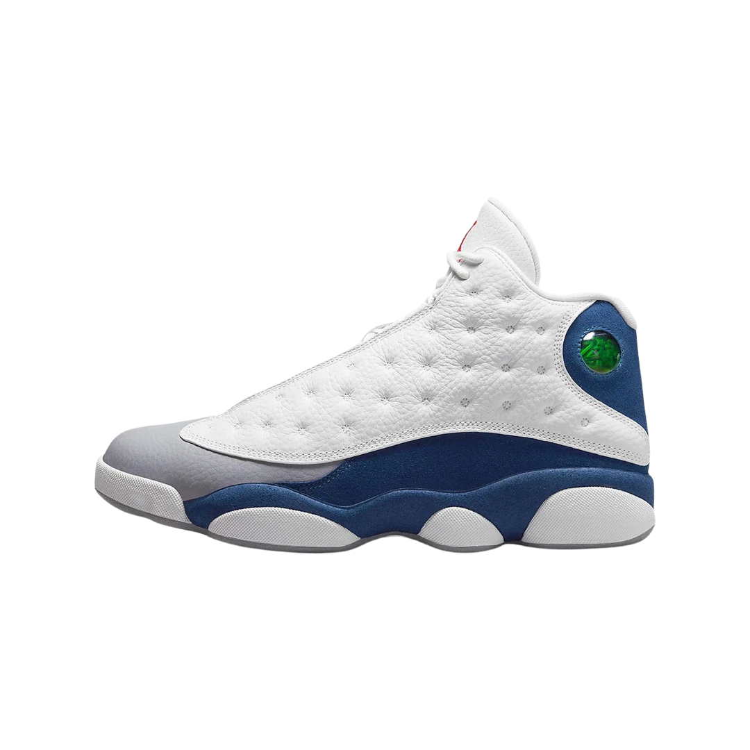 Air Jordan 13 Retro Men's Basketball Shoes - White/French Blue/Light Steel Grey - High Performance Sneakers for Basketball & Streetwear Fashion