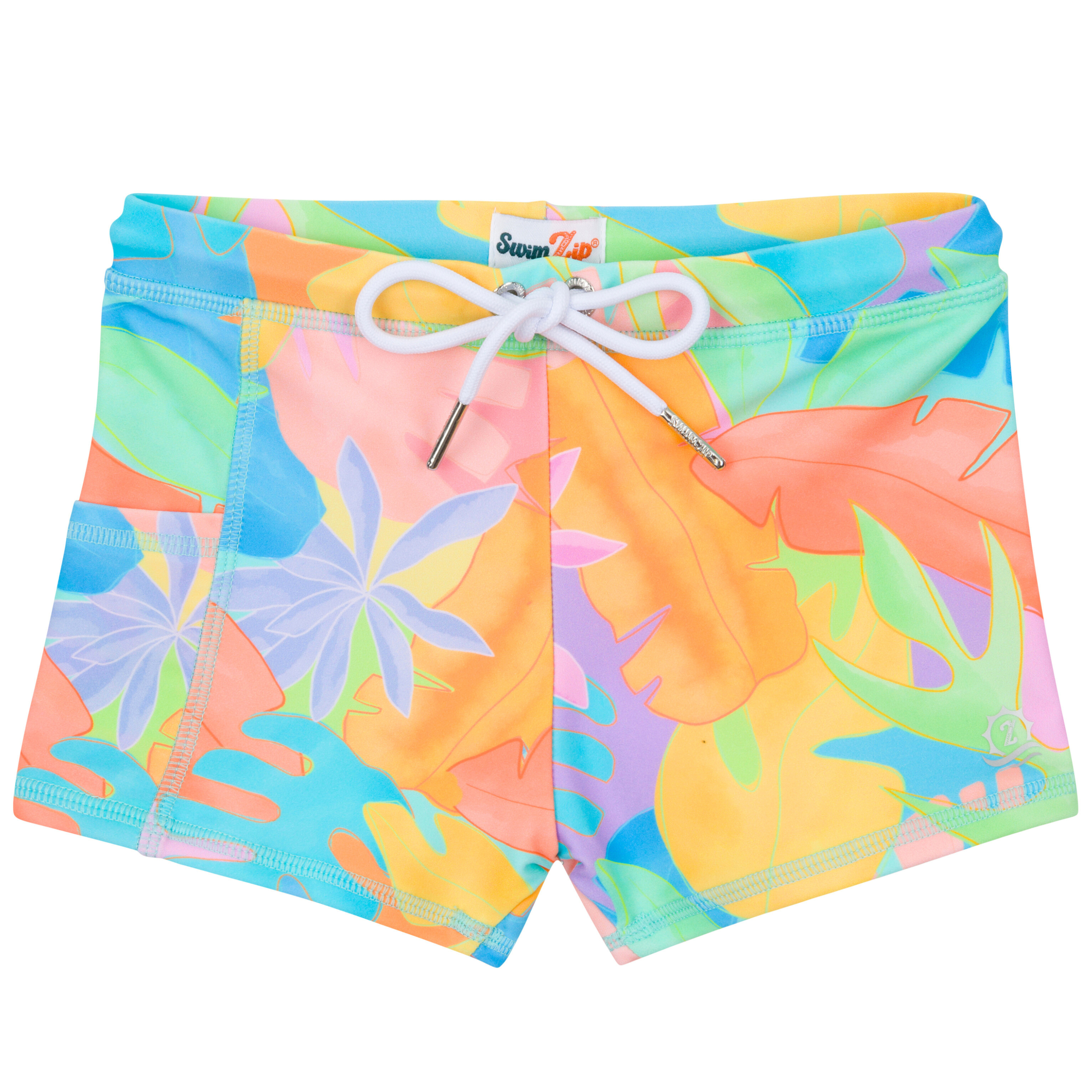 Kids Euro Swim Shorts - Colorful Swim Trunks for Boys & Girls | Perfect for Beach Vacations, Pool Parties & Summer Fun