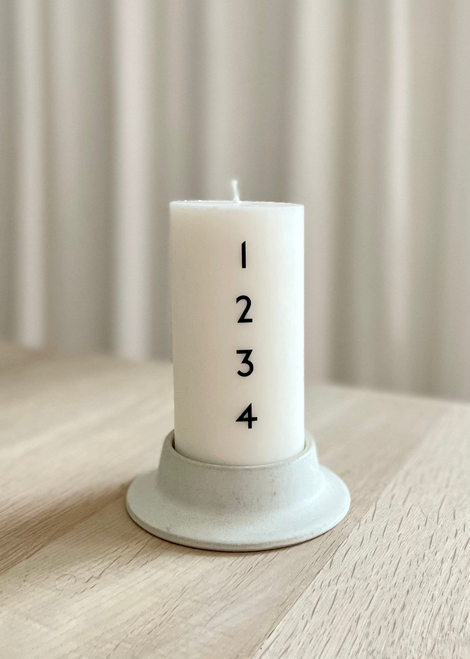 Viki Weiland Block Candle Holder - Modern Decorative Home Accessory for Dining Table, Wedding Centerpiece, and Relaxing Ambiance