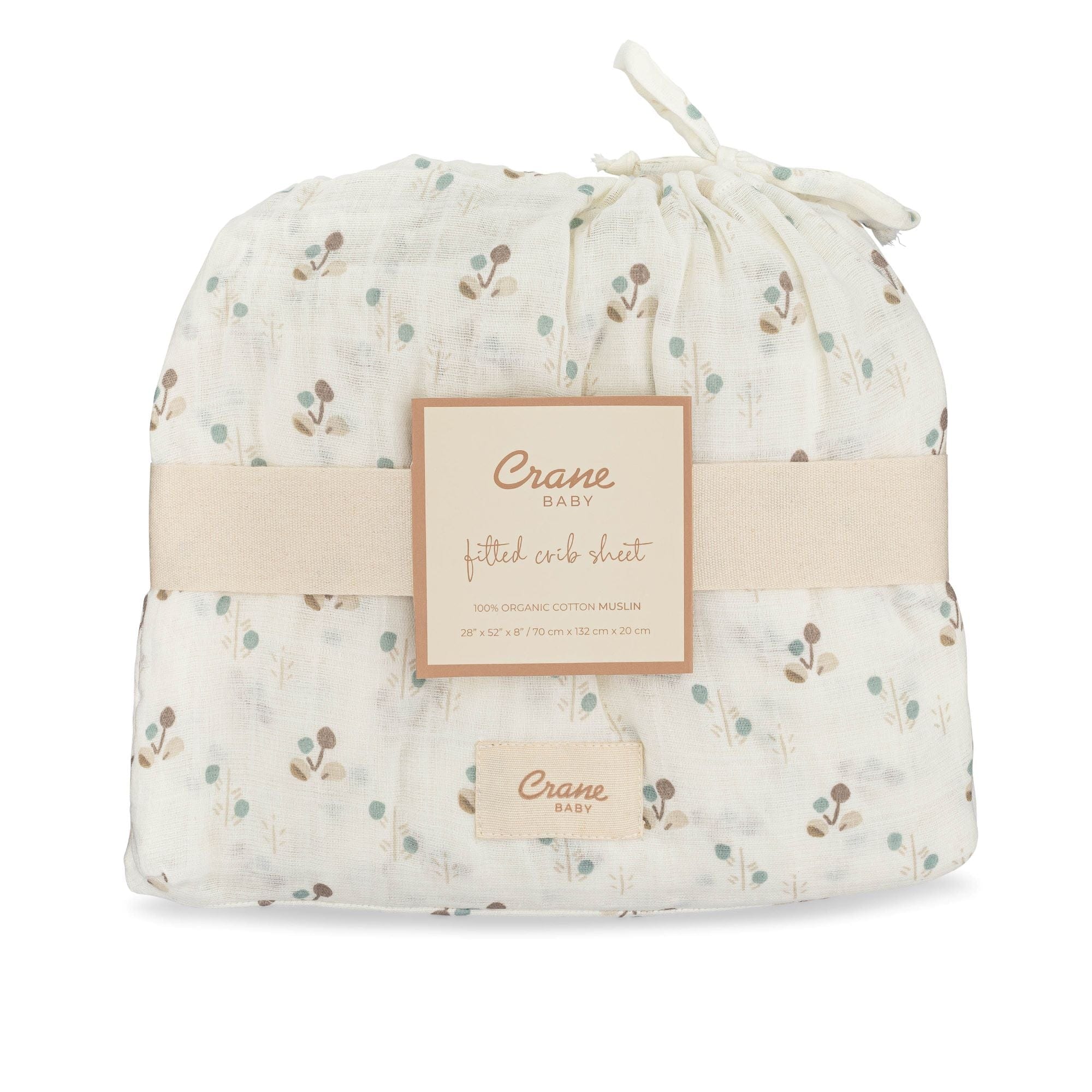 Organic Cotton Fitted Crib Sheet for Baby Cribs - Soft, Breathable & Hypoallergenic Nursery Bedding - Perfect for Newborns, Infants & Toddlers (Home, Daycare & Travel Use)