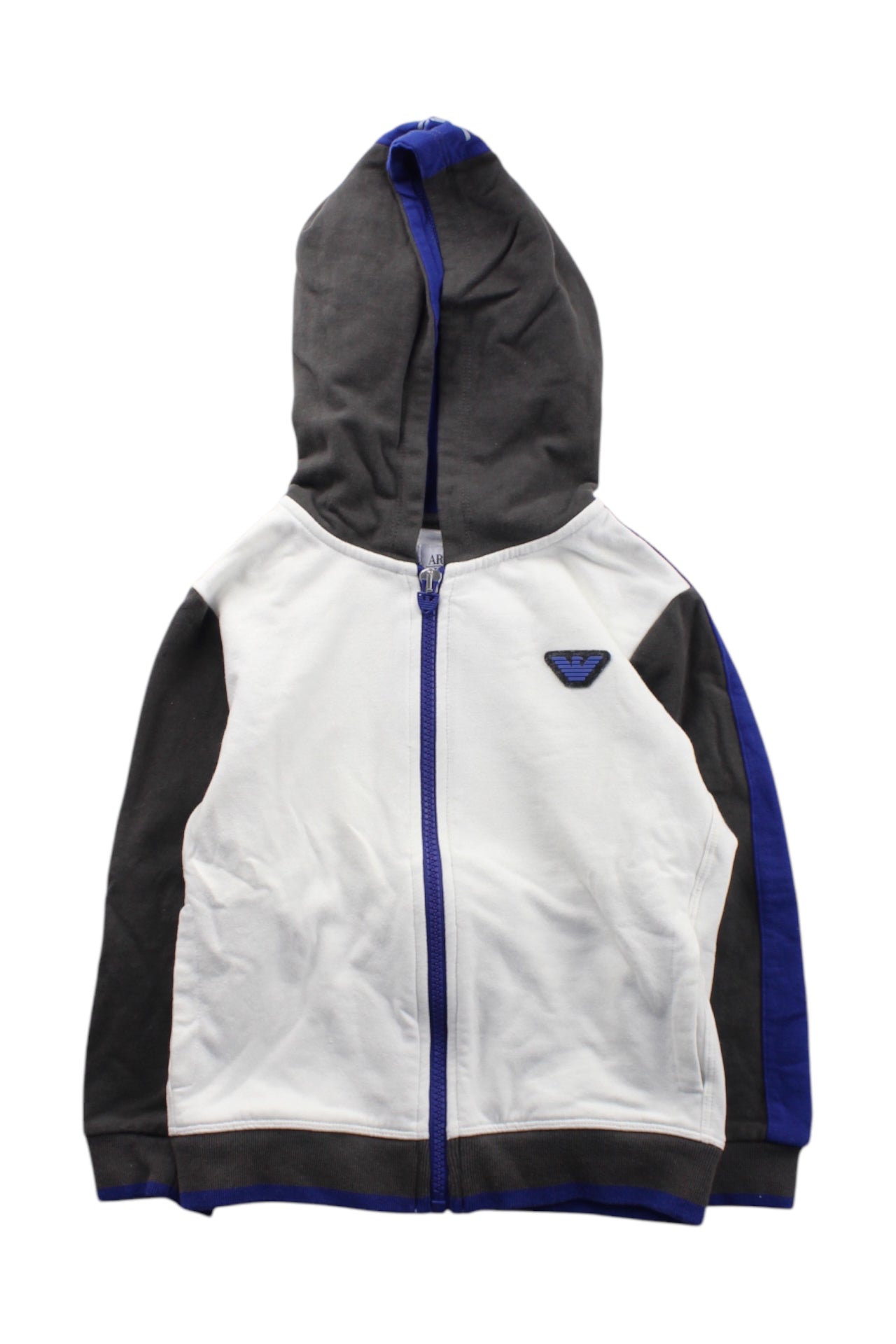 Armani Kids Hooded Zippered Sweatshirt for Boys & Girls | Size 4T | Soft Cotton Pullover Jacket for Toddlers | Perfect for Playdates, Preschool & Outdoor Activities
