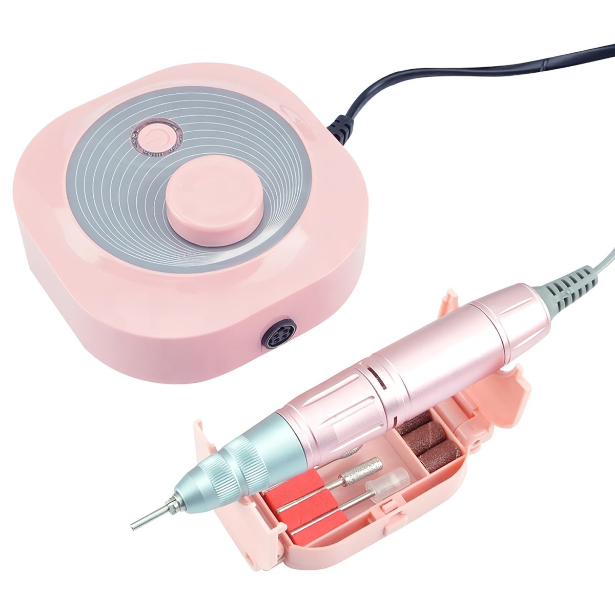 35000 RPM Electric E File Nail Drill Machine with 5 Attachments - Professional Manicure Pedicure Kit for Salon & Home Nail Care