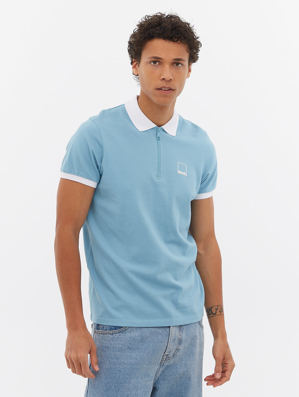 Rostock Men's Classic Polo Shirt - Breathable Cotton Short Sleeve Casual Top for Golf, Office & Everyday Wear