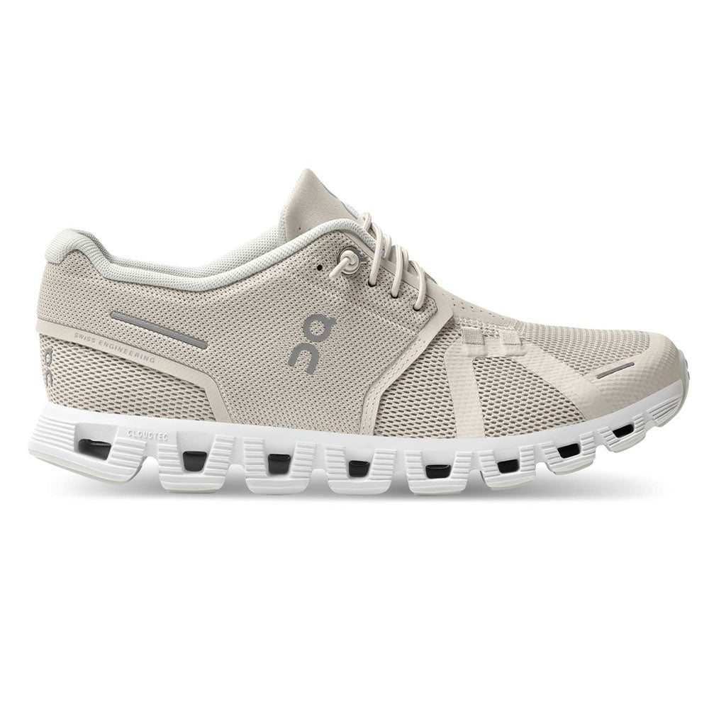 Cloud 5 Women's Sneakers - Pearl White Running Shoes for Women | Lightweight Comfortable Walking & Gym Workout Shoes for Everyday Wear