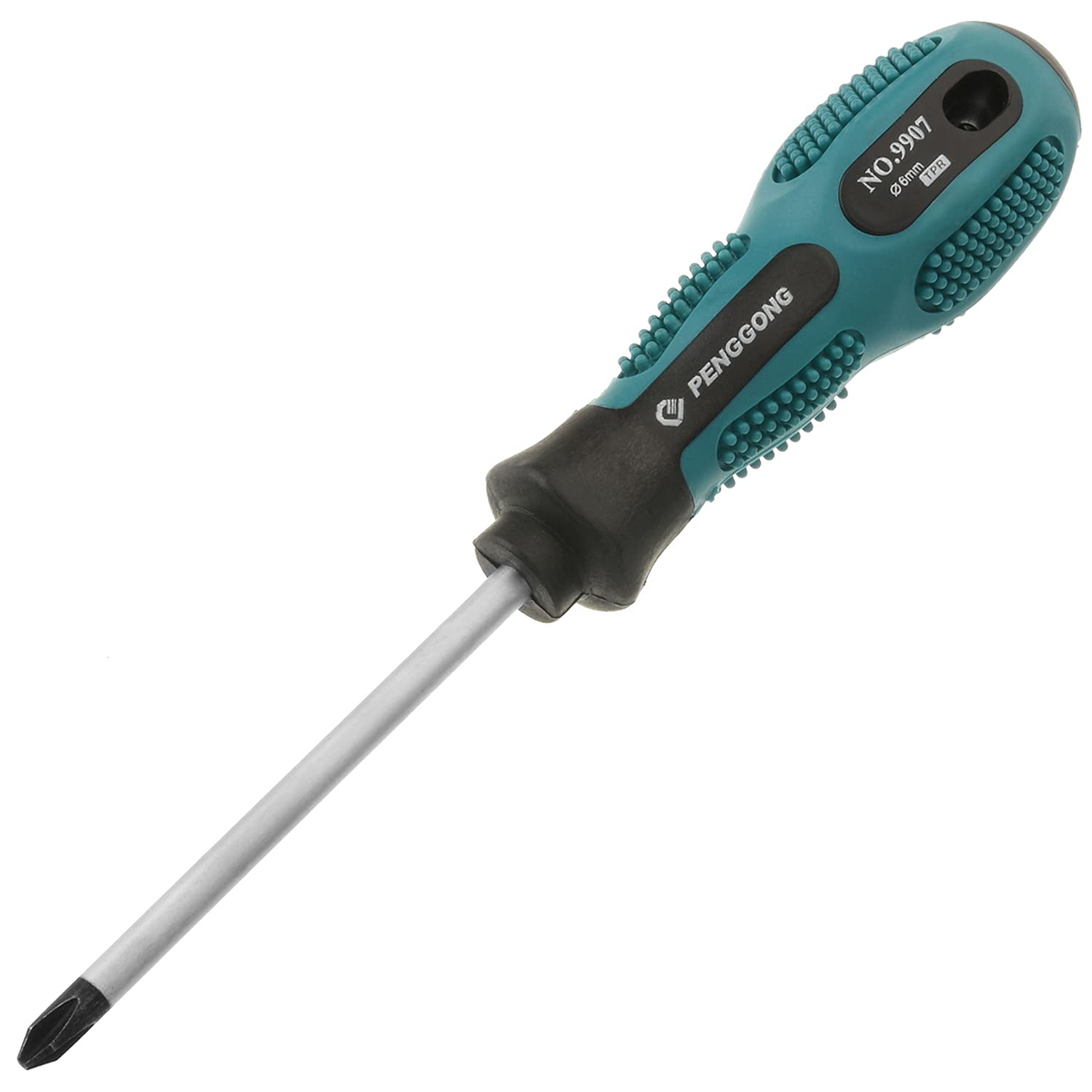 Utoolmart 6mm Phillips Screwdriver with Non-Slip Comfortable Handle - 3.93 Inch Round Shaft Cross Screwdriver for Electronics, Furniture & DIY Projects