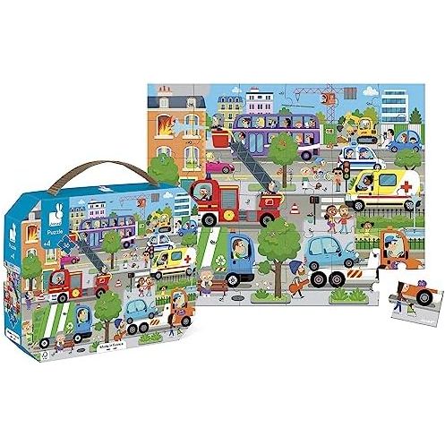 City Roadway 36 Piece Puzzle for Kids – Fun and Educational Toy for Children Ages 3+ | Perfect for Family Game Night, Classroom Activities & Travel Entertainment