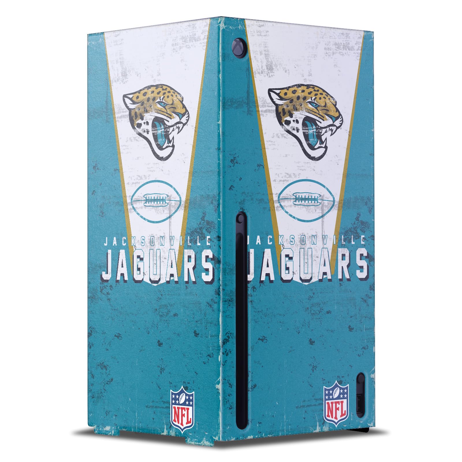 Official NFL Jacksonville Jaguars Console Wrap Compatible with Xbox Series X - Gaming Room Decor & Fan Gear for Ultimate Game Day Setup