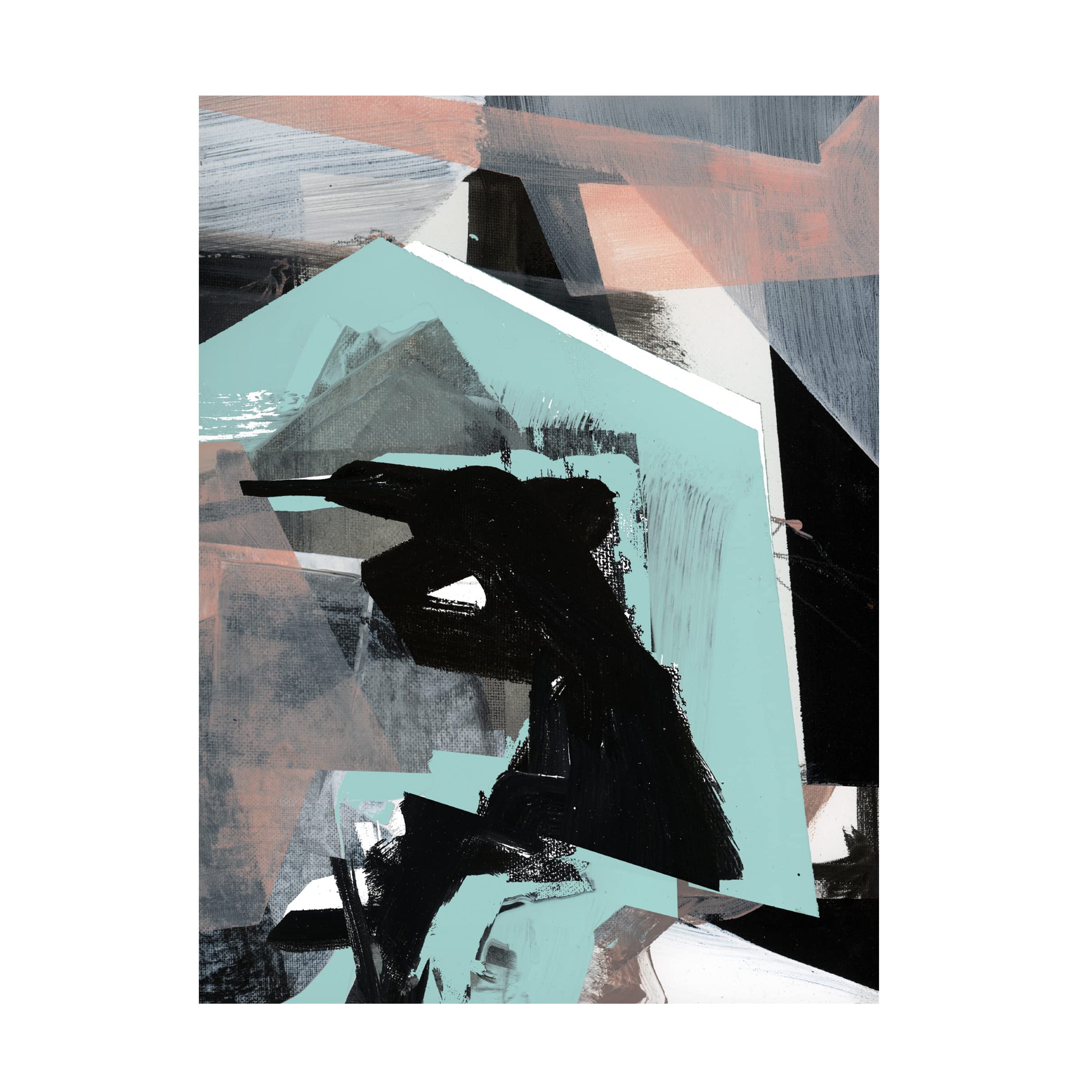 Trademark Fine Art 'Mix II' Canvas Art by Cartissi - Modern Abstract Wall Decor for Living Room, Bedroom & Office - Perfect for Home & Office Interior Design