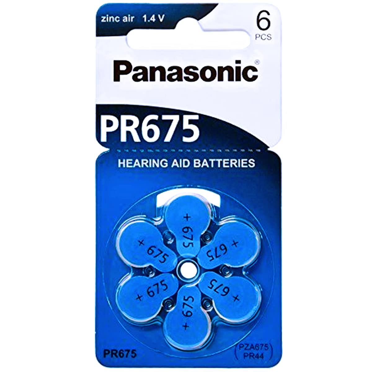 Panasonic Size 675 Hearing Aid Batteries - 180 Pack | Long-Lasting Zinc Air Power for Hearing Devices | Perfect for Travel, Daily Use & Emergency Backup