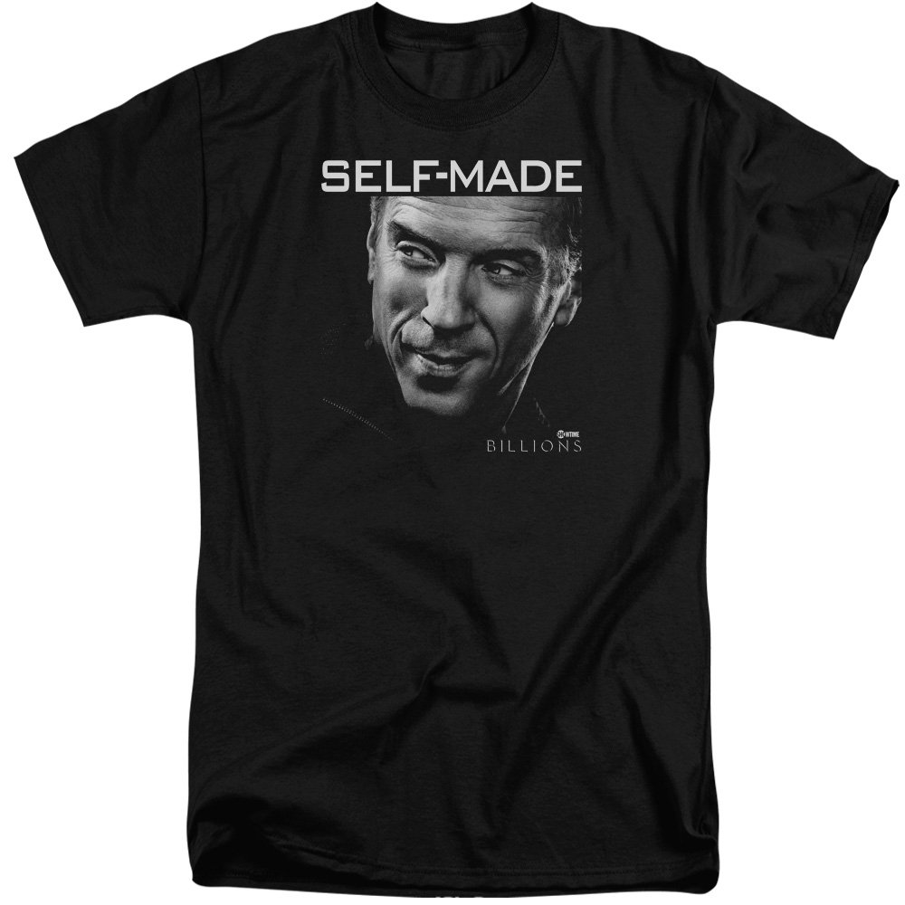 Billions Self Made Unisex Tall T-Shirt for Men & Women - Comfortable Oversized Tee for Casual Wear, Street Style & Everyday Outfits