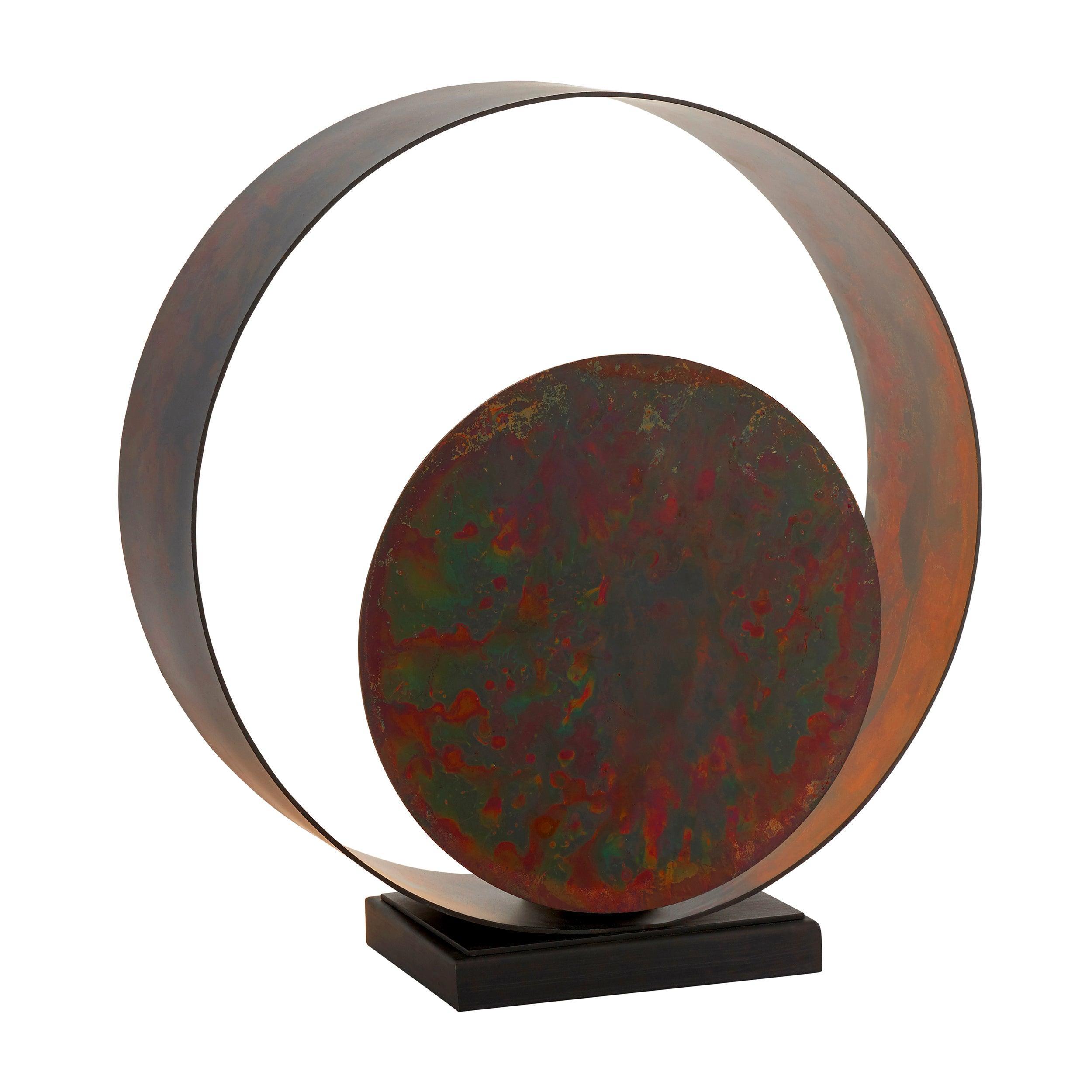 Devon Bronze Patina Table Lamp - Elegant Home & Office Lighting for Living Room, Bedroom, or Study Desk