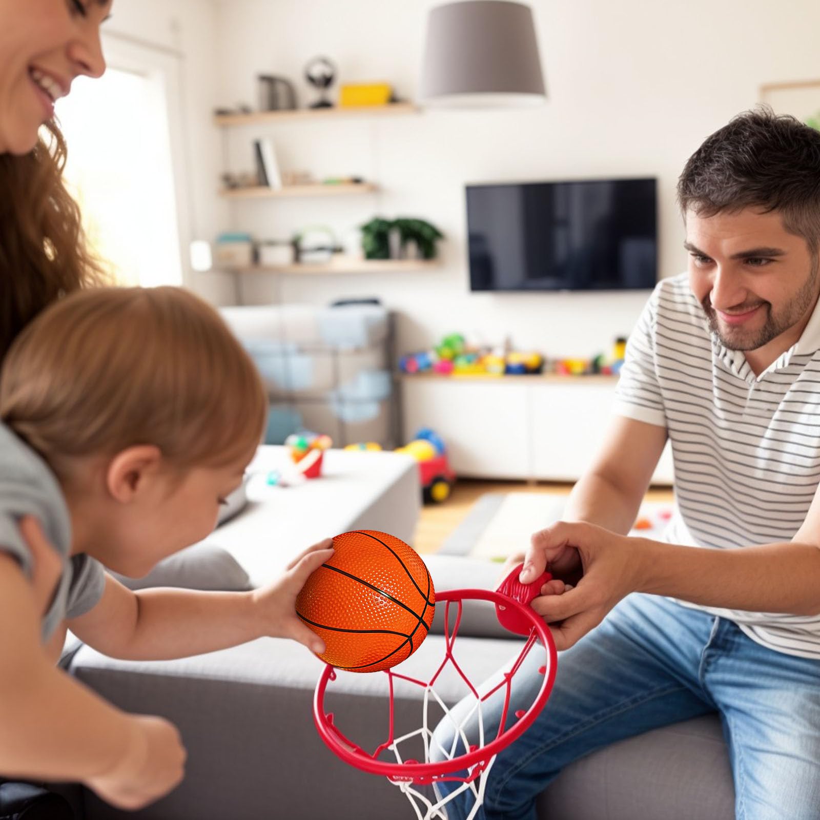 6PCS Mini Basketballs 4.7