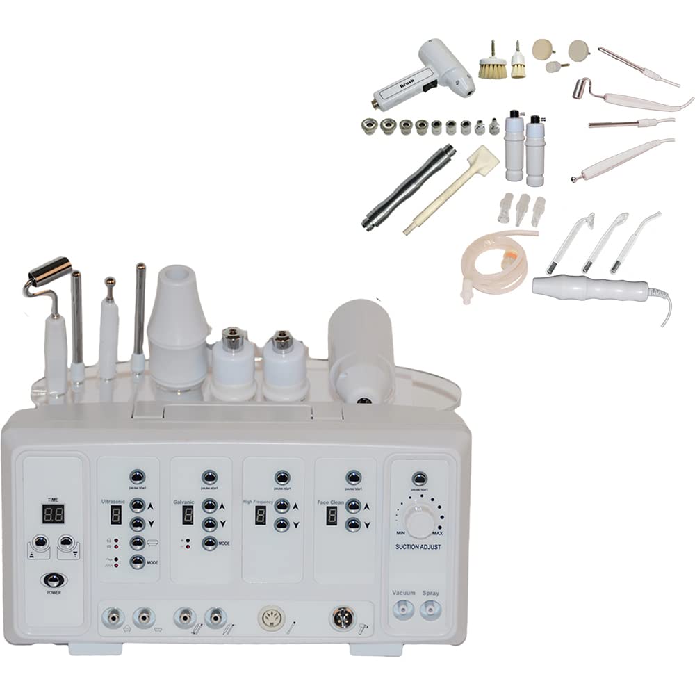 7 in 1 Digital Microdermabrasion Facial Machine - Professional Multifunction Skin Care Device for Blackhead Removal, Wrinkle Reduction & Skin Rejuvenation | Perfect for Home Spa & Salon Treatments