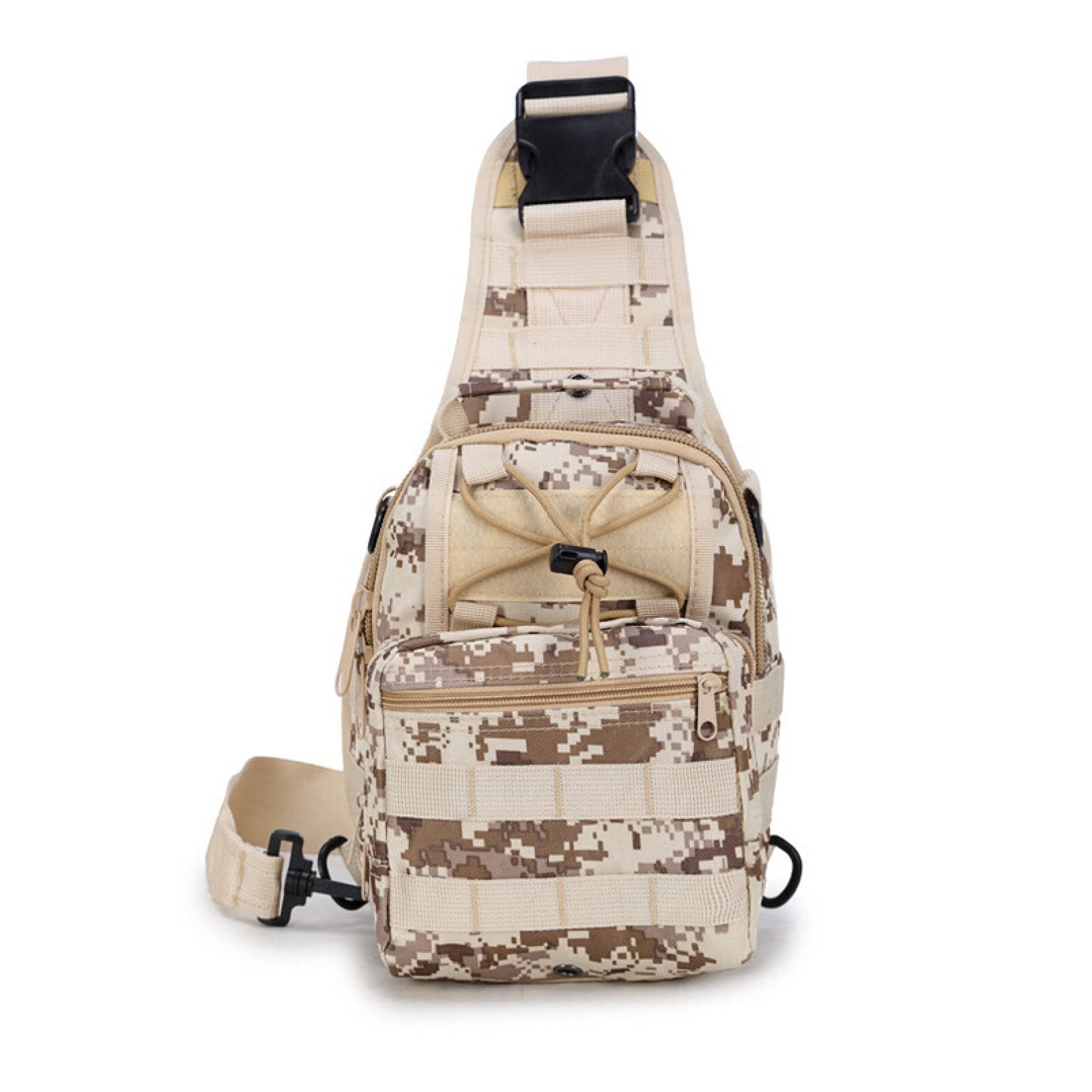 Waterproof Camouflage Tactical Waist Bag - Large Capacity Cycling Messenger Chest Pack for Outdoor Sports, Hiking & Travel | QIANJINGCQ