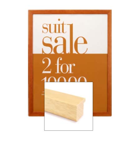 12x24 Wooden Poster Frame - Premium Swing Frame for Wall Display - Perfect for Home Decor, Art Galleries, and Office Spaces
