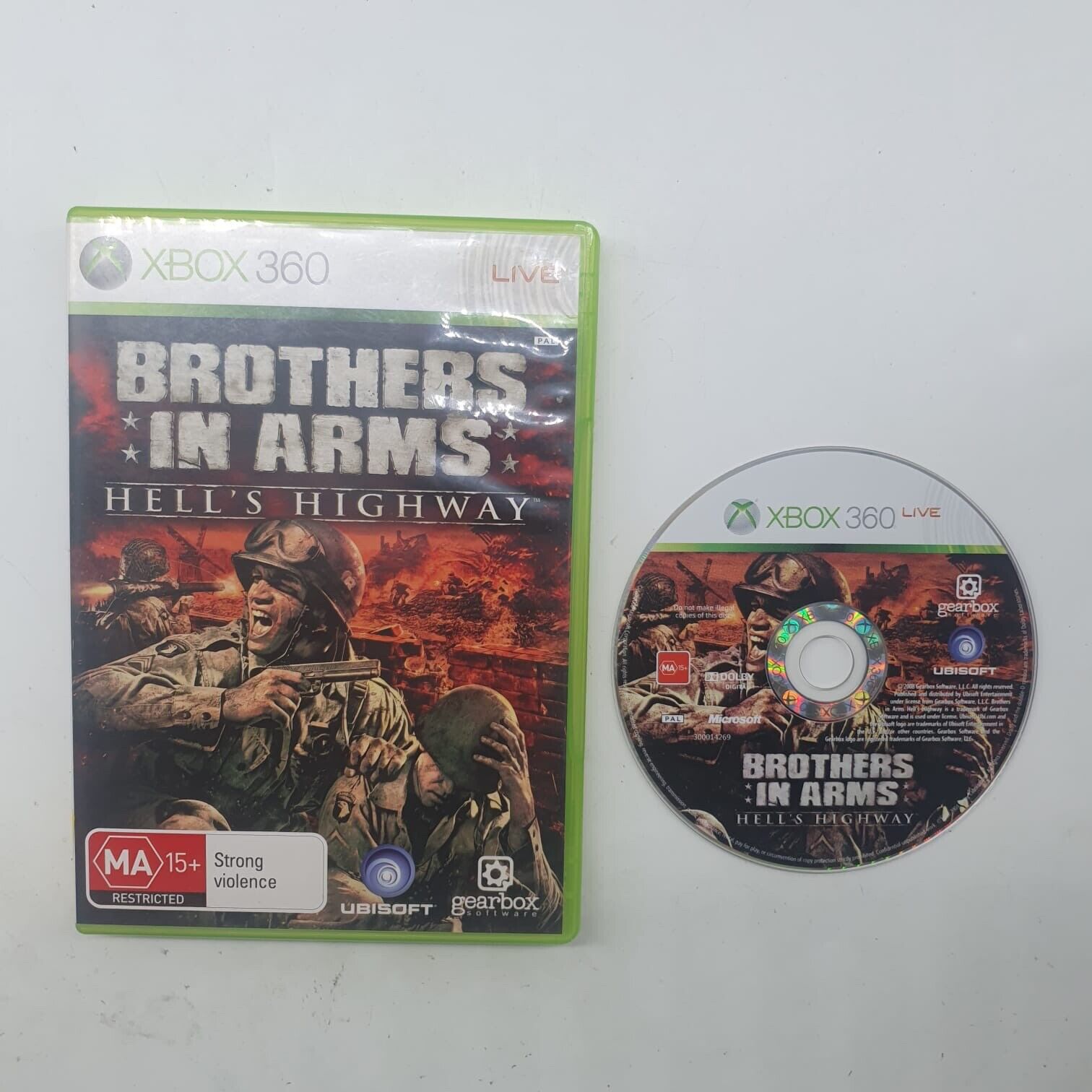 Brothers in Arms: Hell's Highway - Xbox 360 Game (PAL) | WWII First-Person Shooter | Action-Packed Combat Missions for War Game Enthusiasts