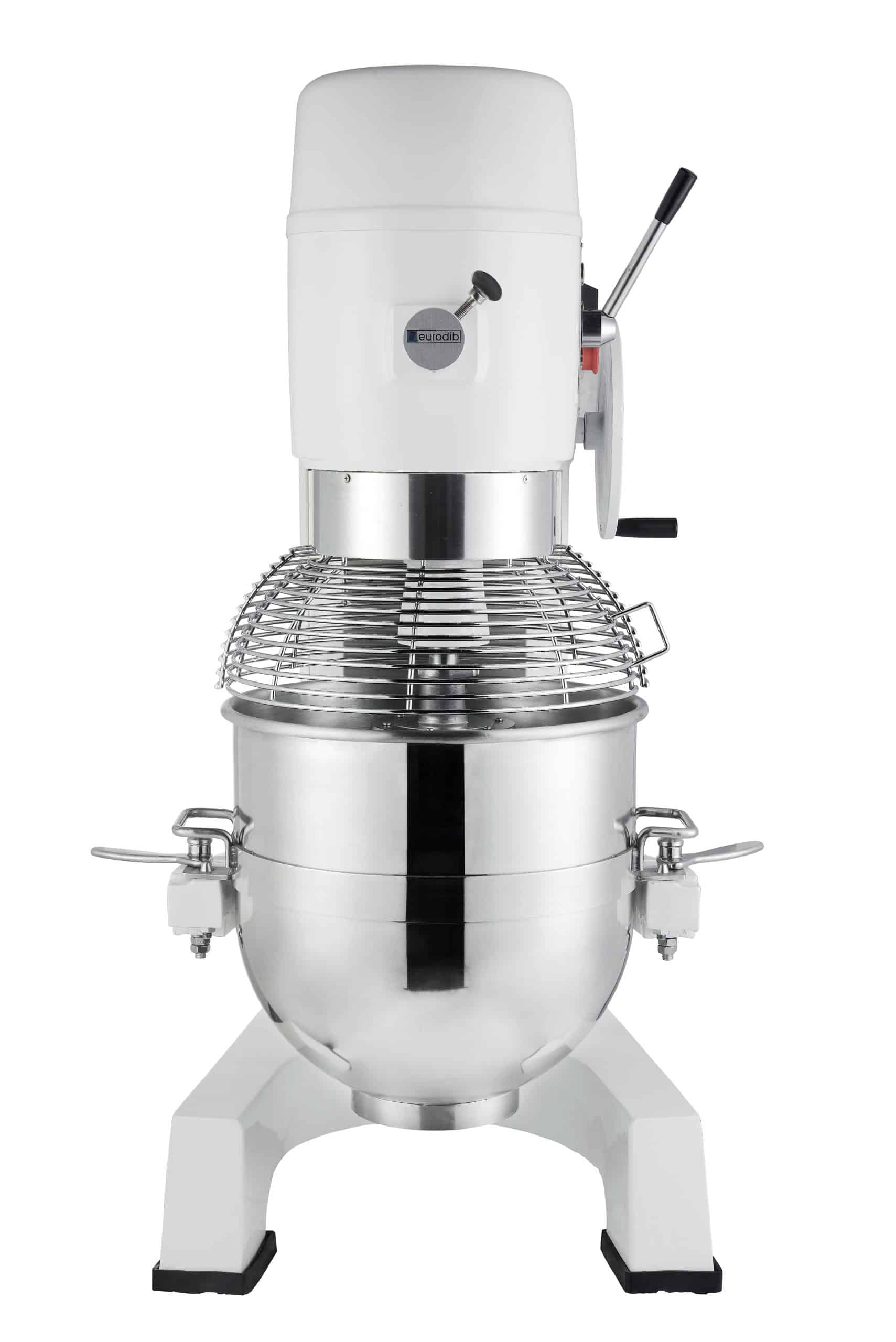 Eurodib M60A ETL Certified 60 Quart Commercial Planetary Mixer - 3 Speed Gear Driven, 208V, 3.5HP - Perfect for Bakeries, Restaurants & Large-Scale Food Production