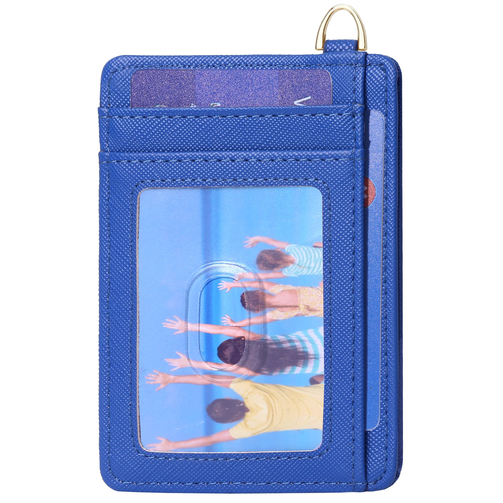 Slim RFID Blocking Credit Card Holder - Minimalist Front Pocket Wallet with ID Window for Men & Women | Compact Card Case for Everyday Use, Travel & Business