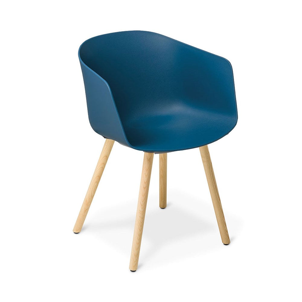 Max Tub Timber 4 Leg Chair - Solid Wood Dining Chair for Kitchen, Living Room & Outdoor Use - Comfortable & Durable Seating Solution