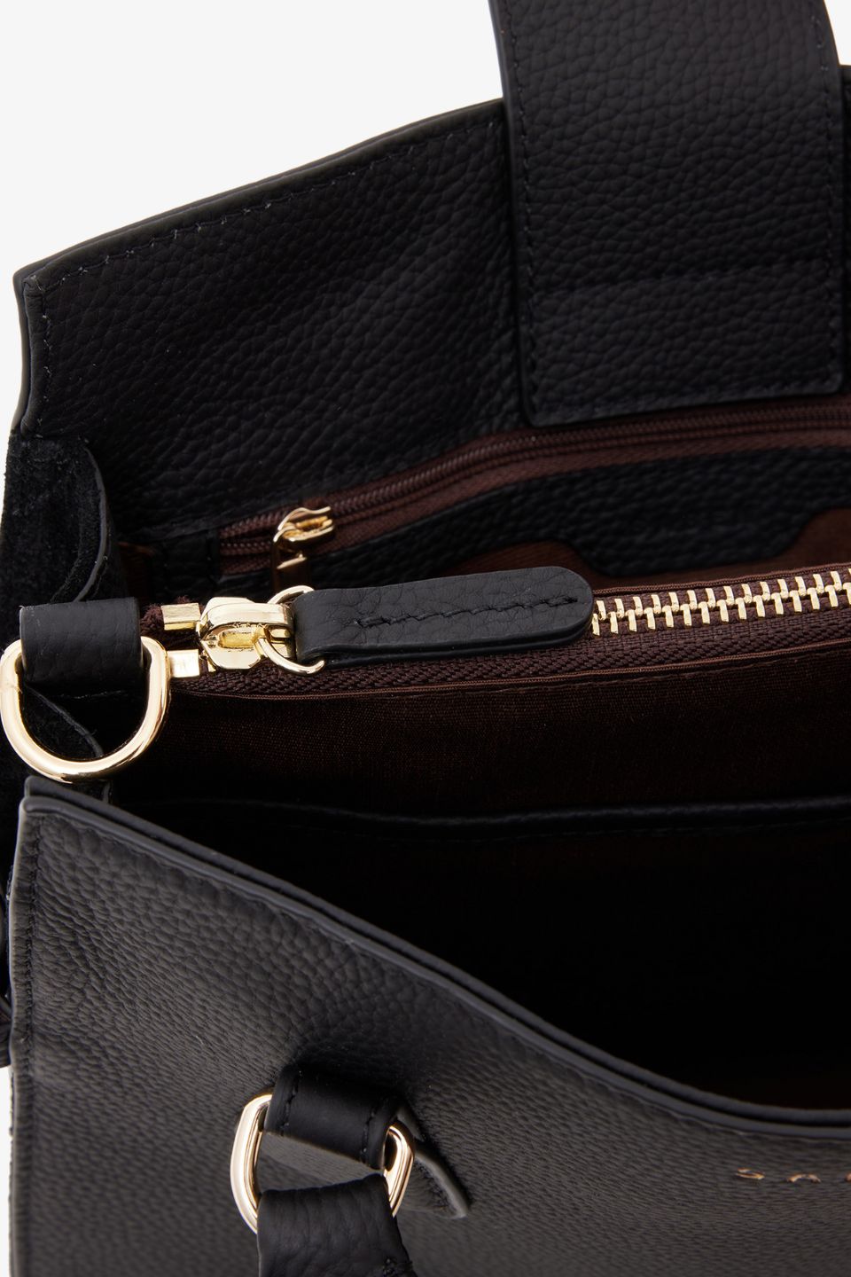 Stylish Black Leather & Suede Crossbody Bag for Women - Perfect for Everyday Use, Travel, and Shopping