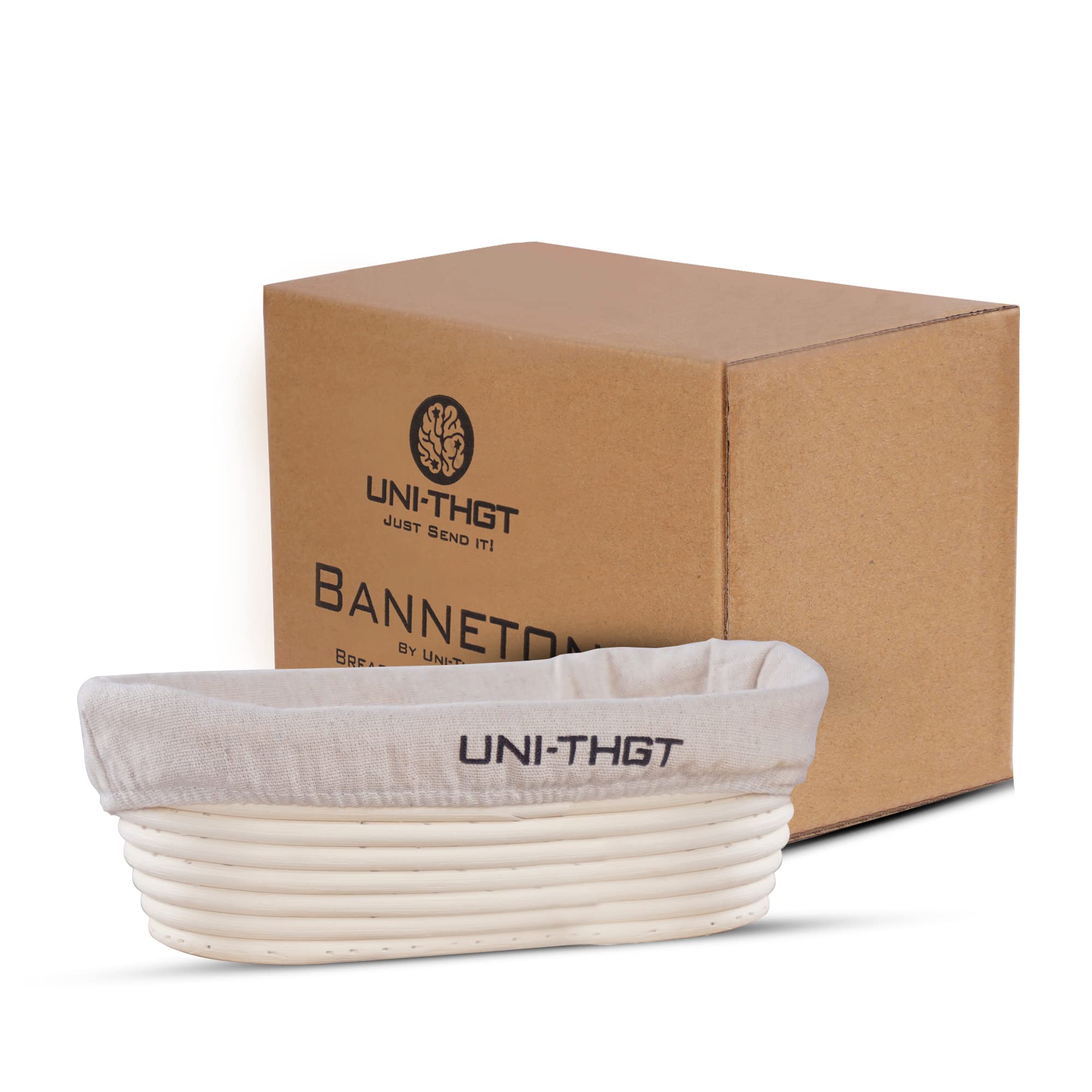 Sourdough Proofing Basket - Banneton Bread Bowl for Baking & Rising Dough at Home
