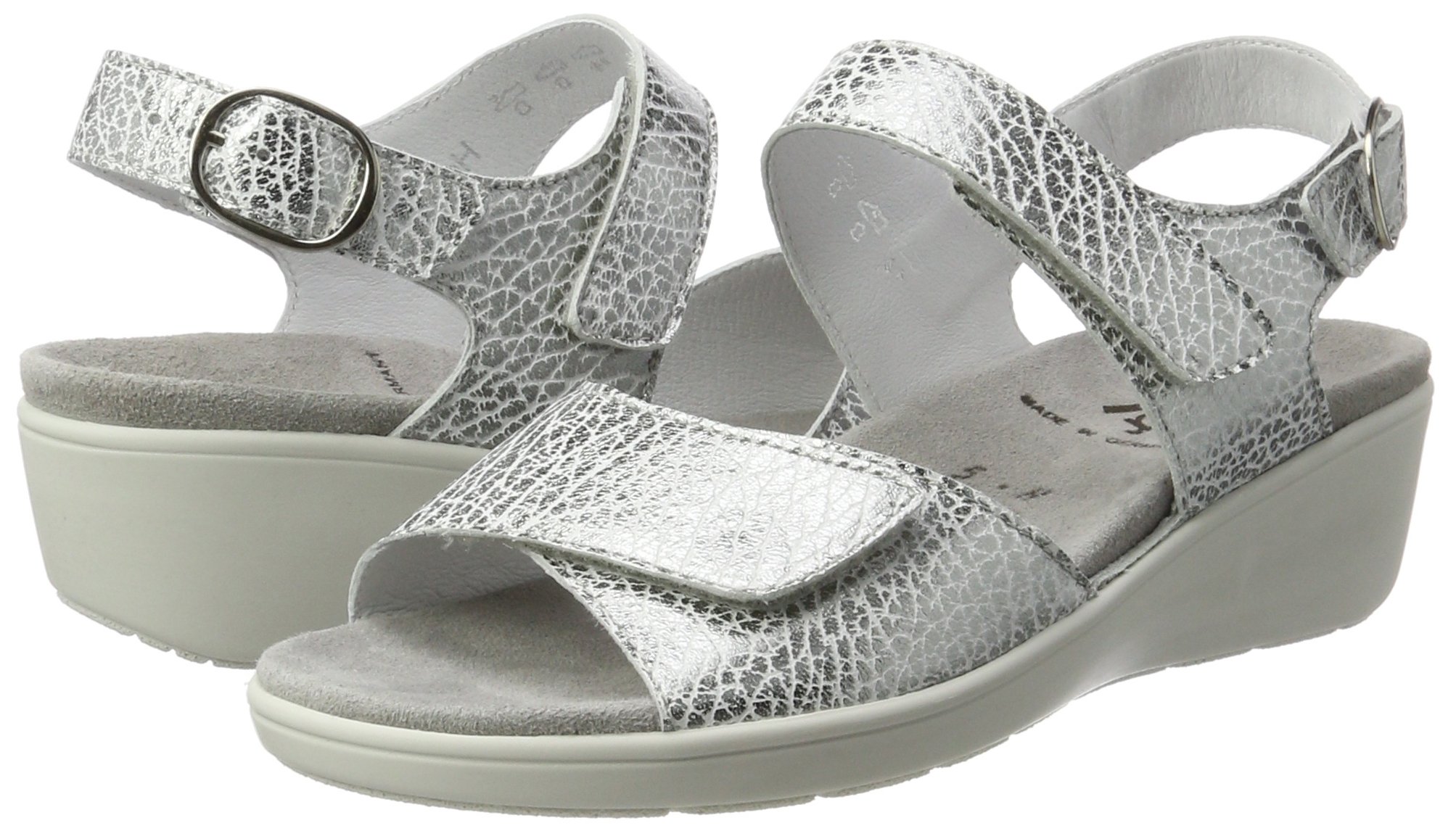 Semler Women's Ankle Strap Sandals - Comfortable Summer Dress Shoes with Adjustable Buckle for Weddings, Beach & Casual Outings