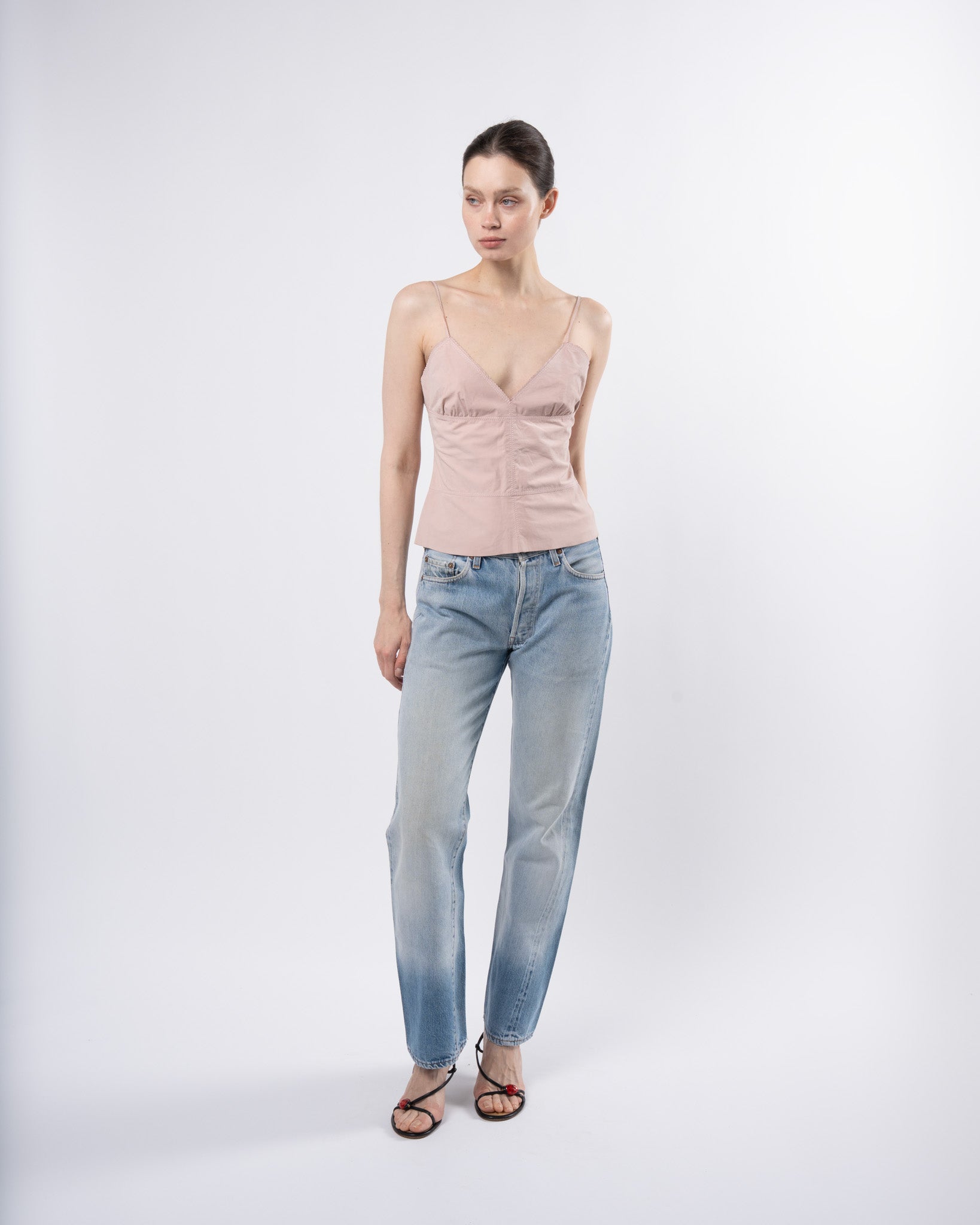 Prada 1990S Vintage Suede Top for Women | Classic 90s Fashion Blouse | Perfect for Casual Outfits, Retro Parties & Everyday Wear