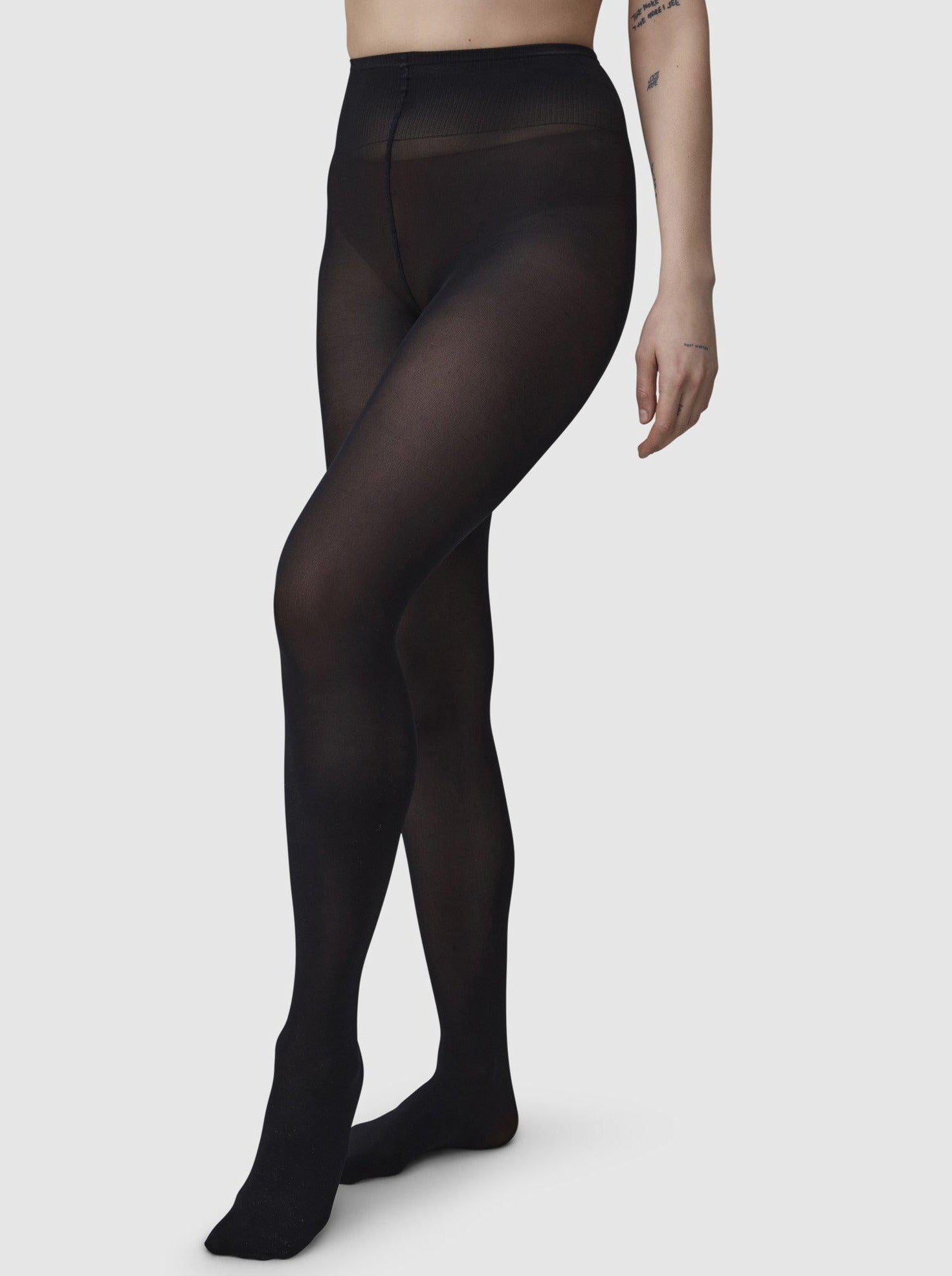 Olivia Premium Black Tights for Women - High Waist Comfortable & Stretchy Leggings - Perfect for Yoga, Workout, Running & Everyday Wear