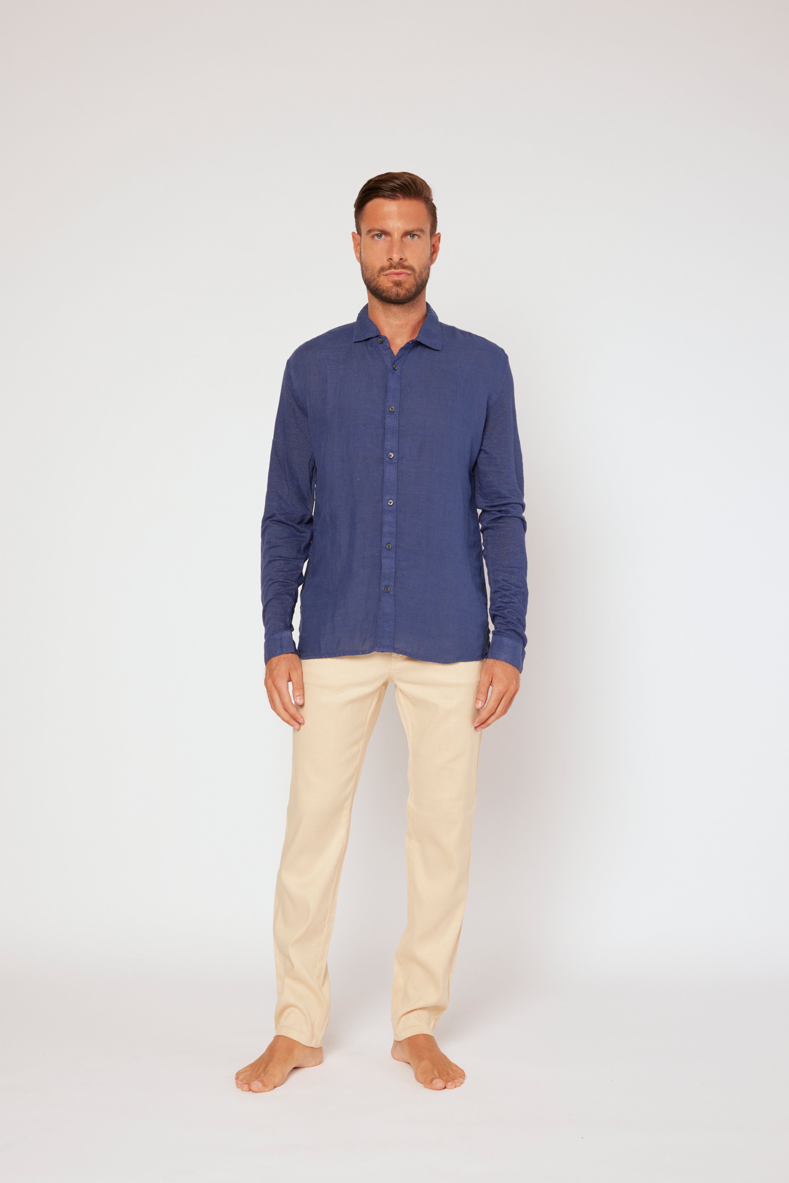 Men's Long Sleeve Casual Shirt - Comfortable Cotton Button Down Shirt for Work, Office & Everyday Wear | Perfect Business & Smart Casual Outfit