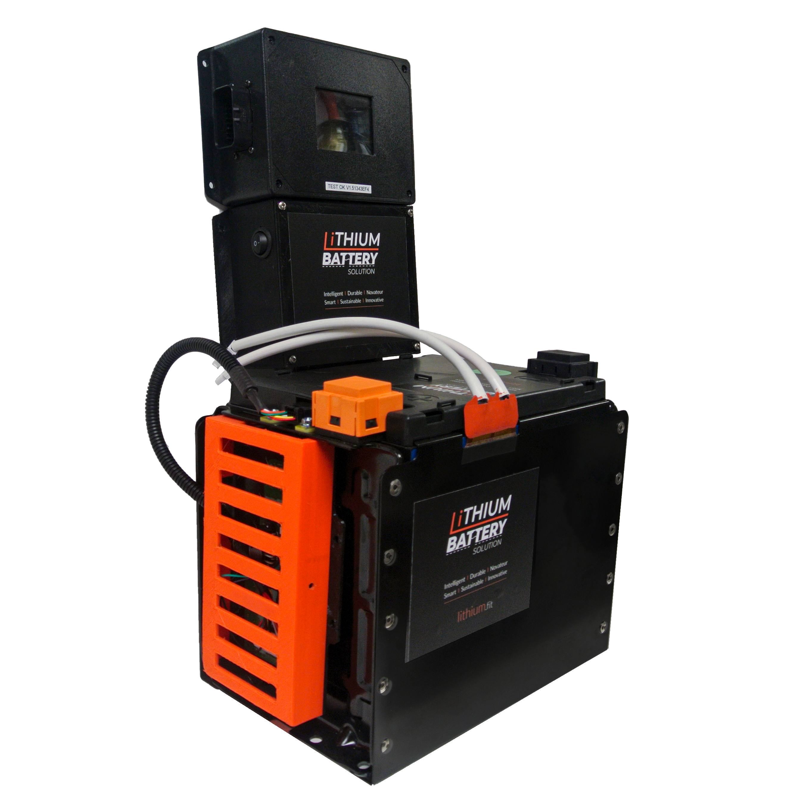 LBS 202 LiFePO4 Lithium Battery - 12V 100Ah Deep Cycle Lithium Iron Phosphate Battery with External BMS | Commercial & Industrial Grade Energy Storage | Perfect for Solar Systems, RVs, Marine Applications & Off-Grid Power