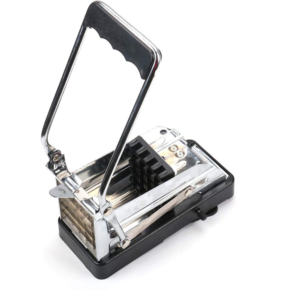 Premium Stainless Steel French Fry Cutter for Potatoes, Carrots & Veggies | Heavy Duty Potato Slicer for Homemade Fries, Veggie Sticks & Snacks | Perfect for Restaurants, Home Cooking & Meal Prep
